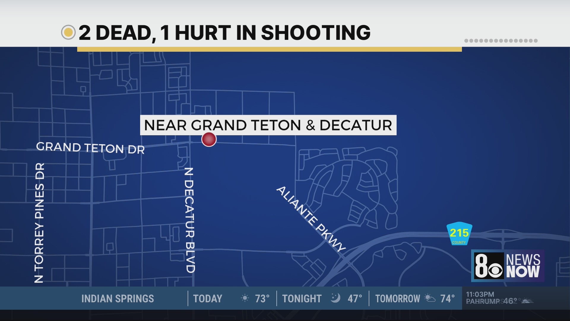 2 dead, 1 hospitalized in North Las Vegas shooting – KLAS