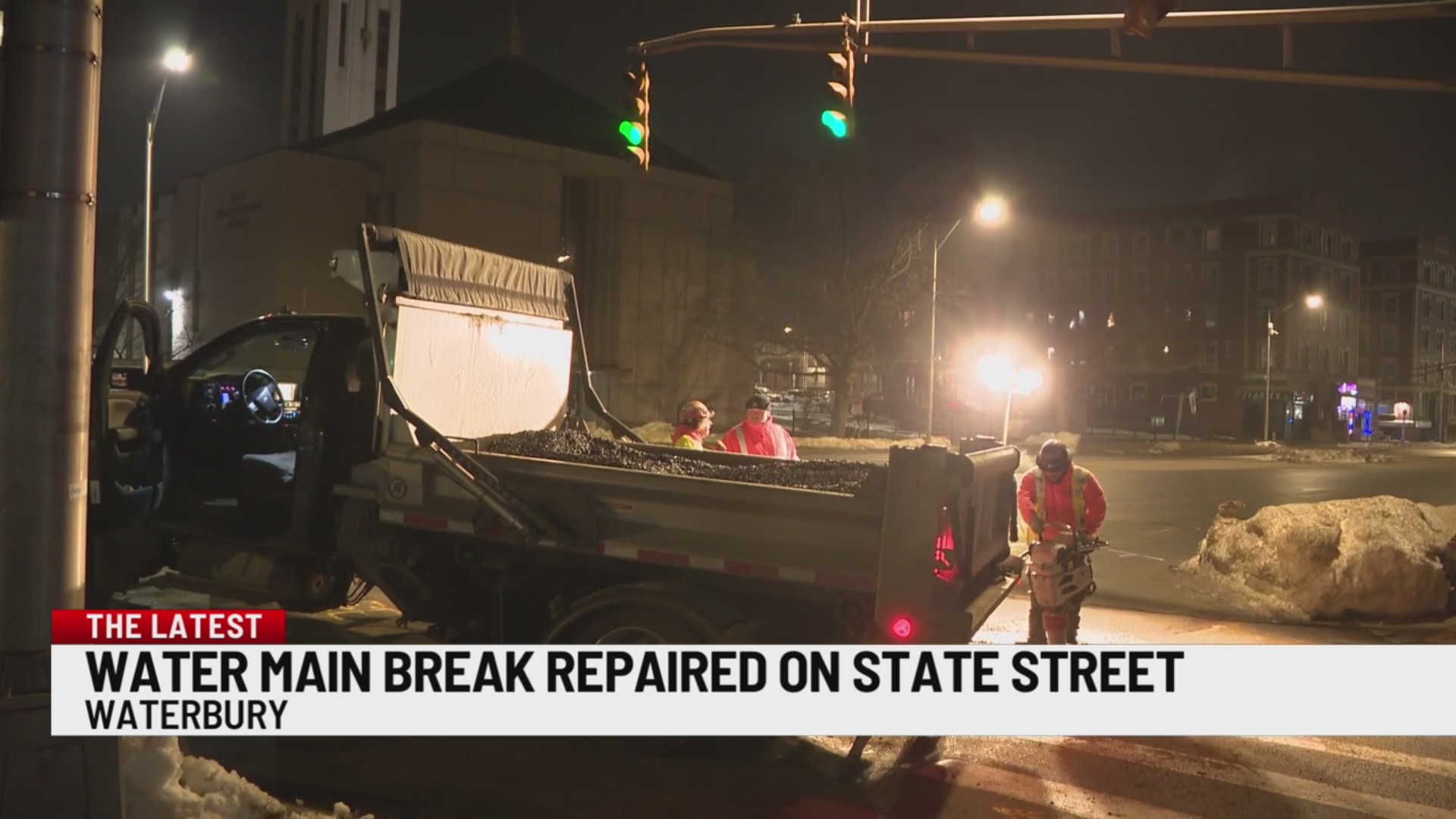Water main break repaired on State Street in Waterbury – WTNH.com