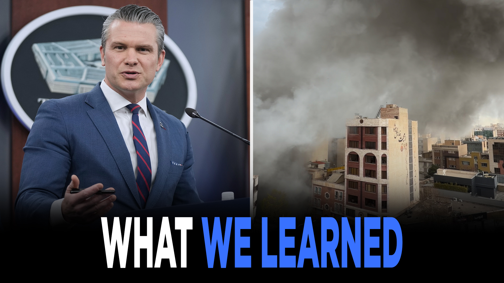 Hegseth: This is not a regime change war, but we will attack as long as ...