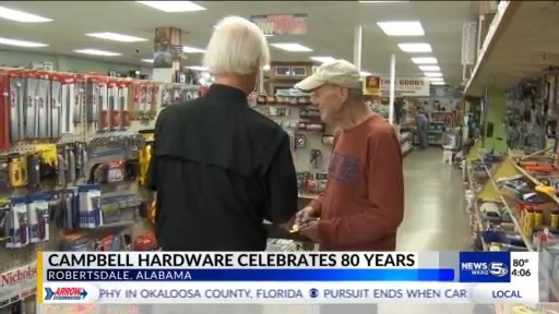 Campbell Hardware in Robertsdale celebrates 80 years as family-owned