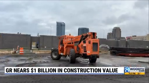 GR nears $1 billion in construction value – WOODTV.com