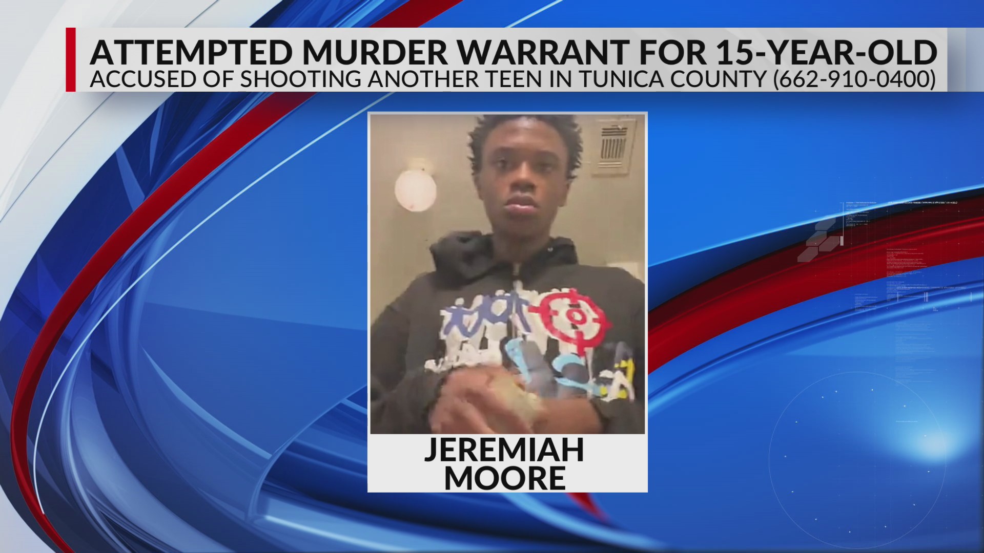 Tunica County teen wanted on attempted murder charge – WREG.com