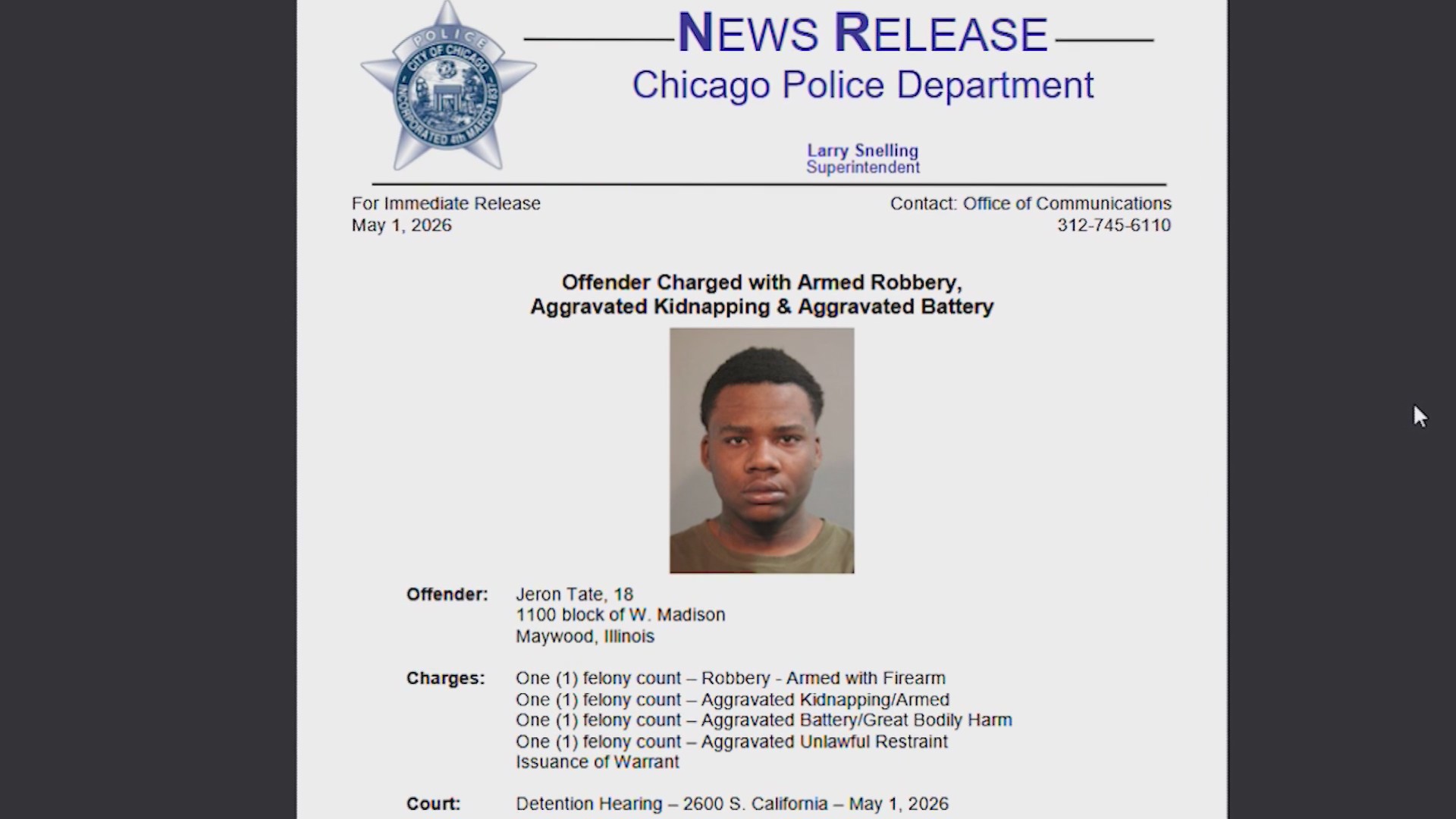 Second person arrested in connection with robbery that unfolded hours ...