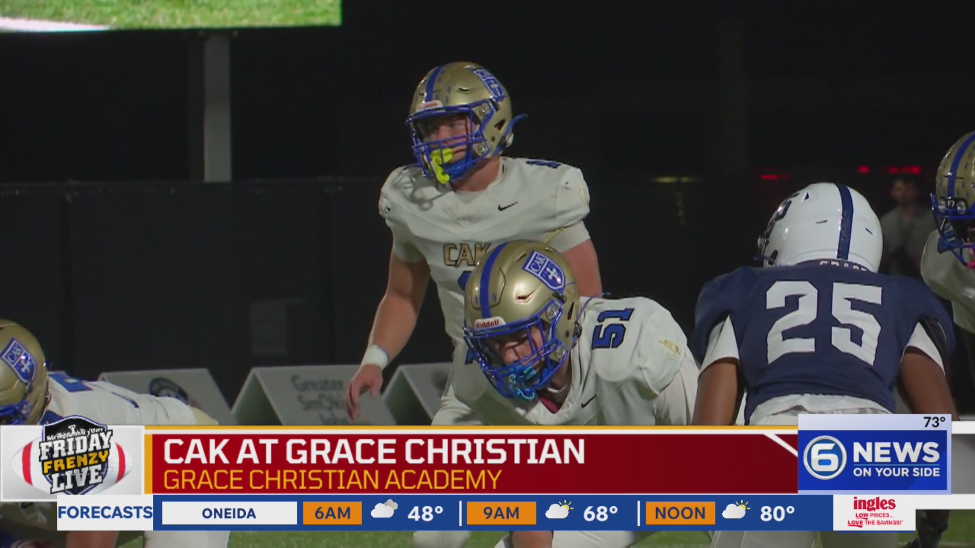 Radar Patch Designs CAK tops Grace Christian in battle of unbeatens – WATE 6 On Your Side