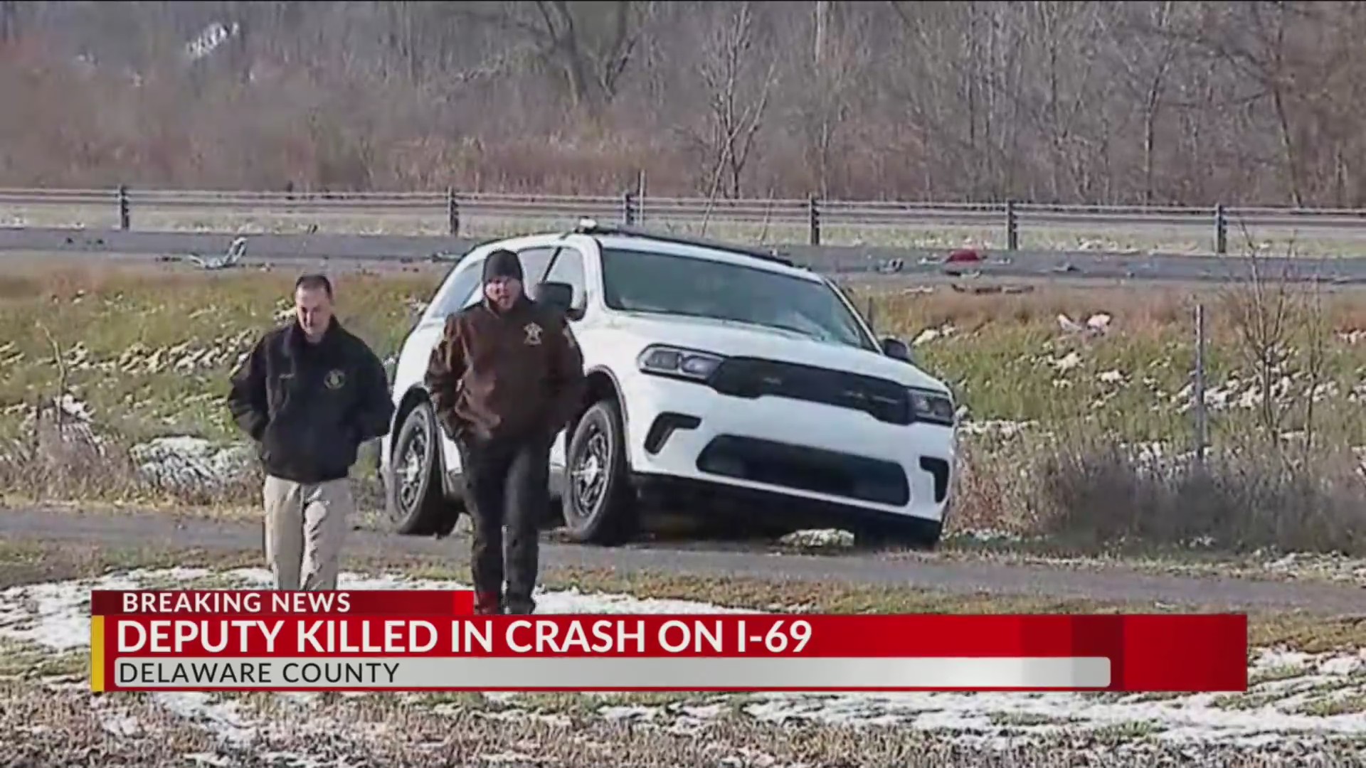 Deputy killed in crash on I-69 in Delaware County – Fox 59