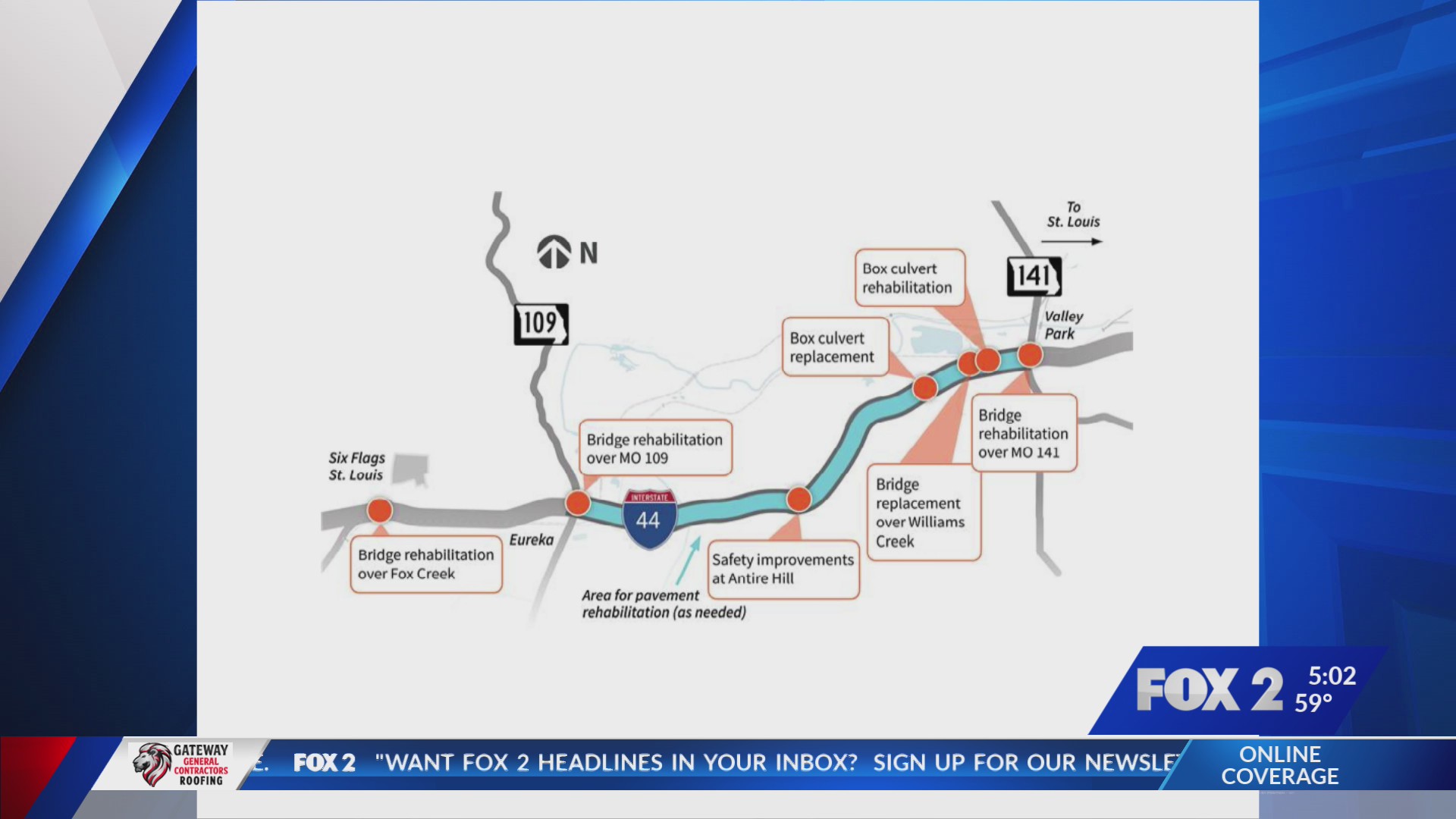 MoDOT seeks public input for I-44 safety and rehab project – FOX 2