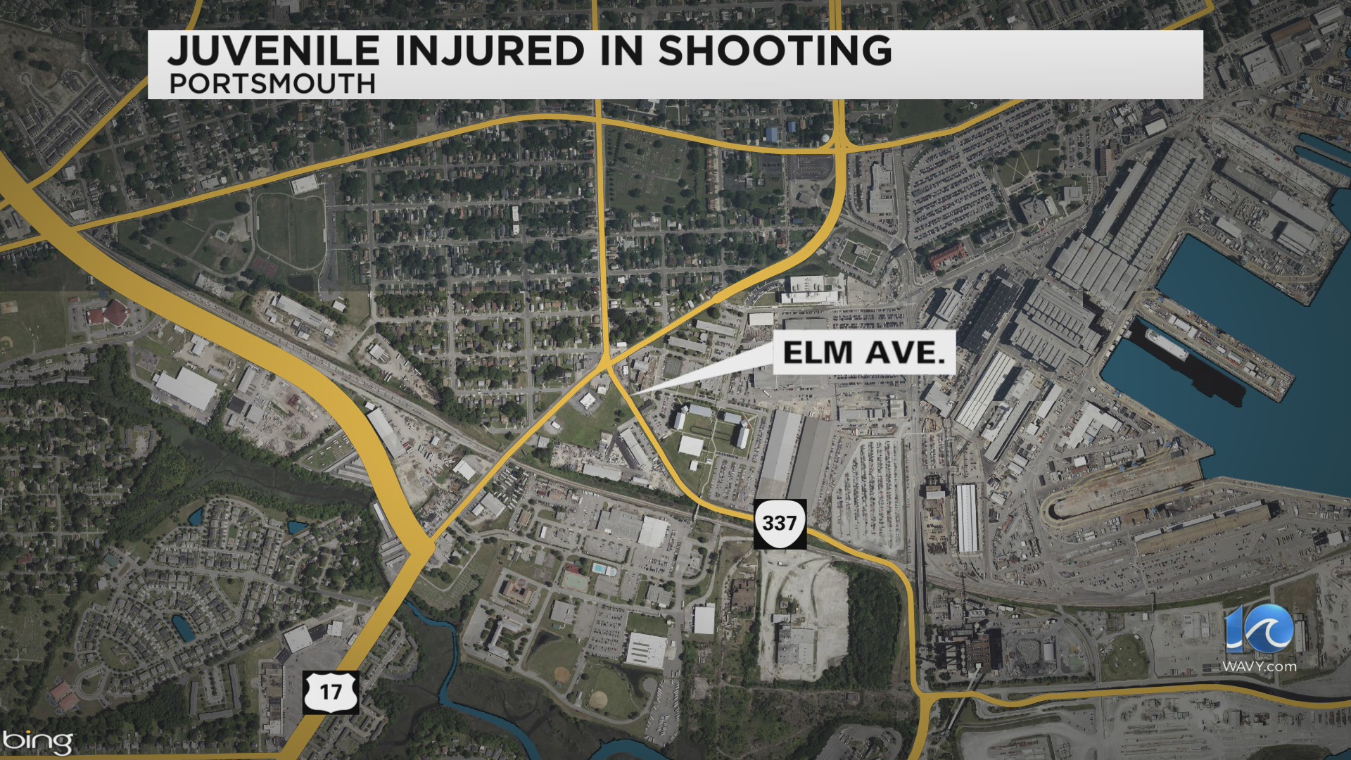 Teenager injured after shooting on Elm Avenue in Portsmouth – WAVY.com