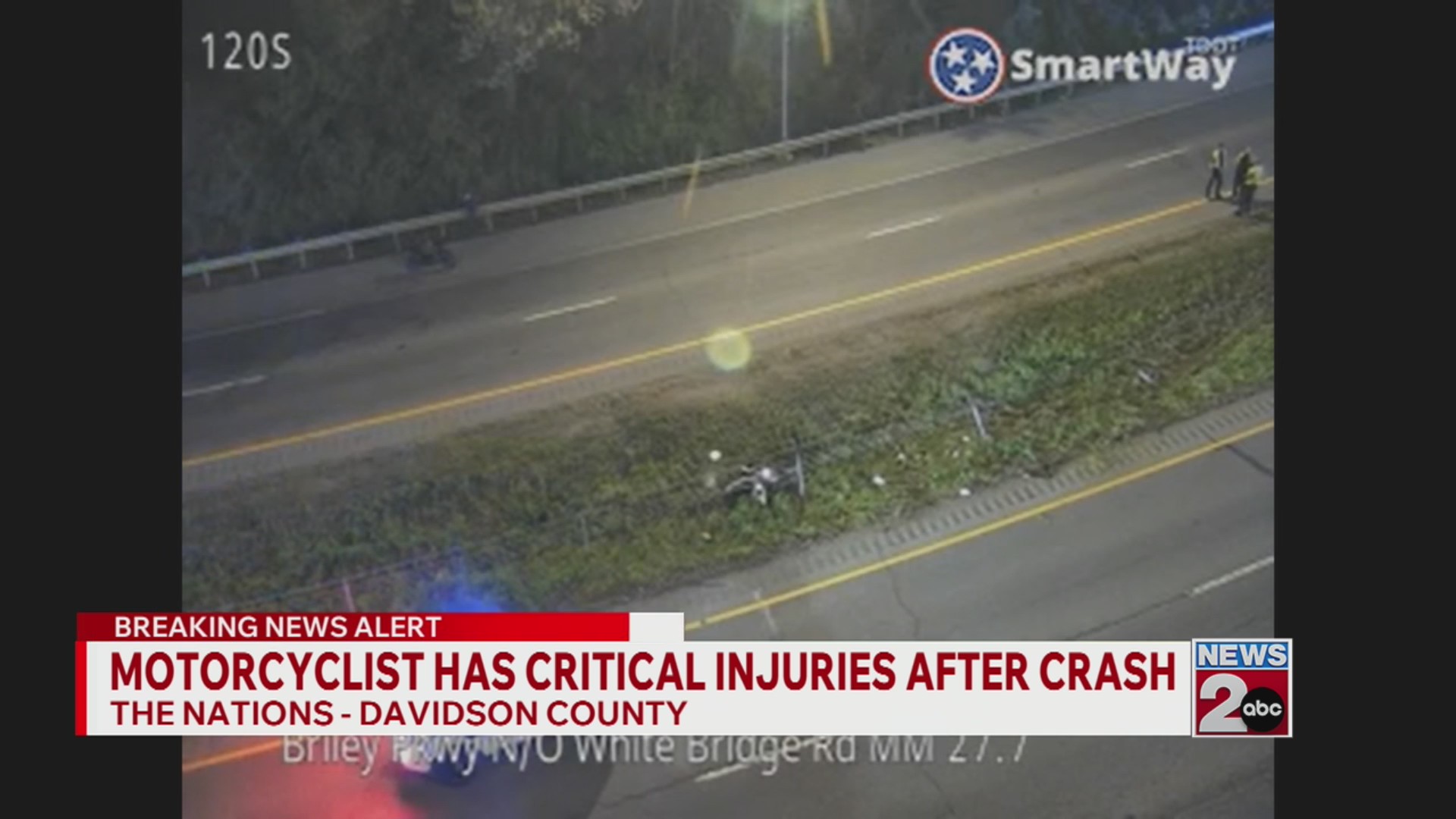 Motorcyclist injured in Briley Parkway crash – WKRN News 2
