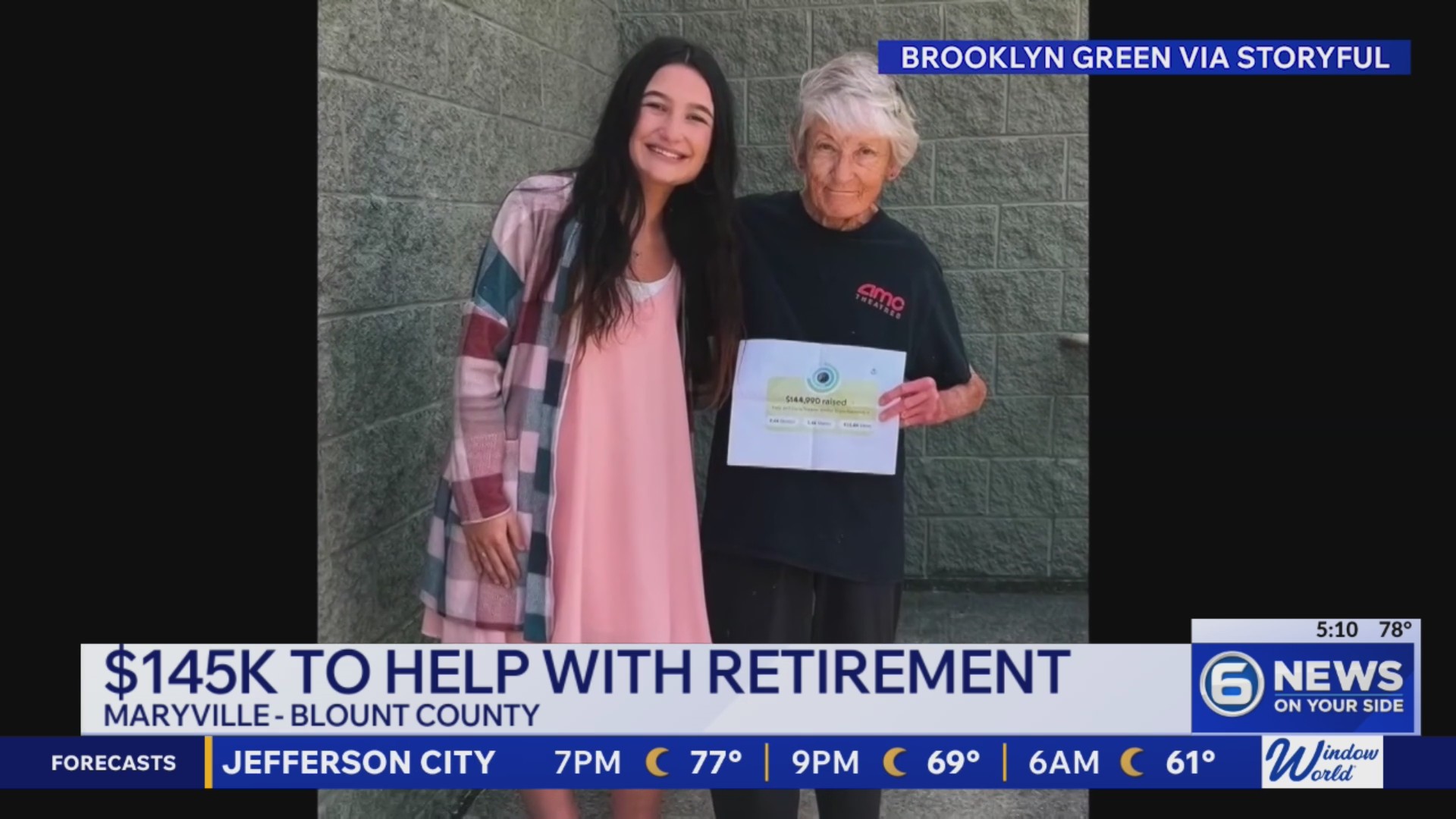 Viral video helps raise $146,000 for Maryville theater worker’s retirement