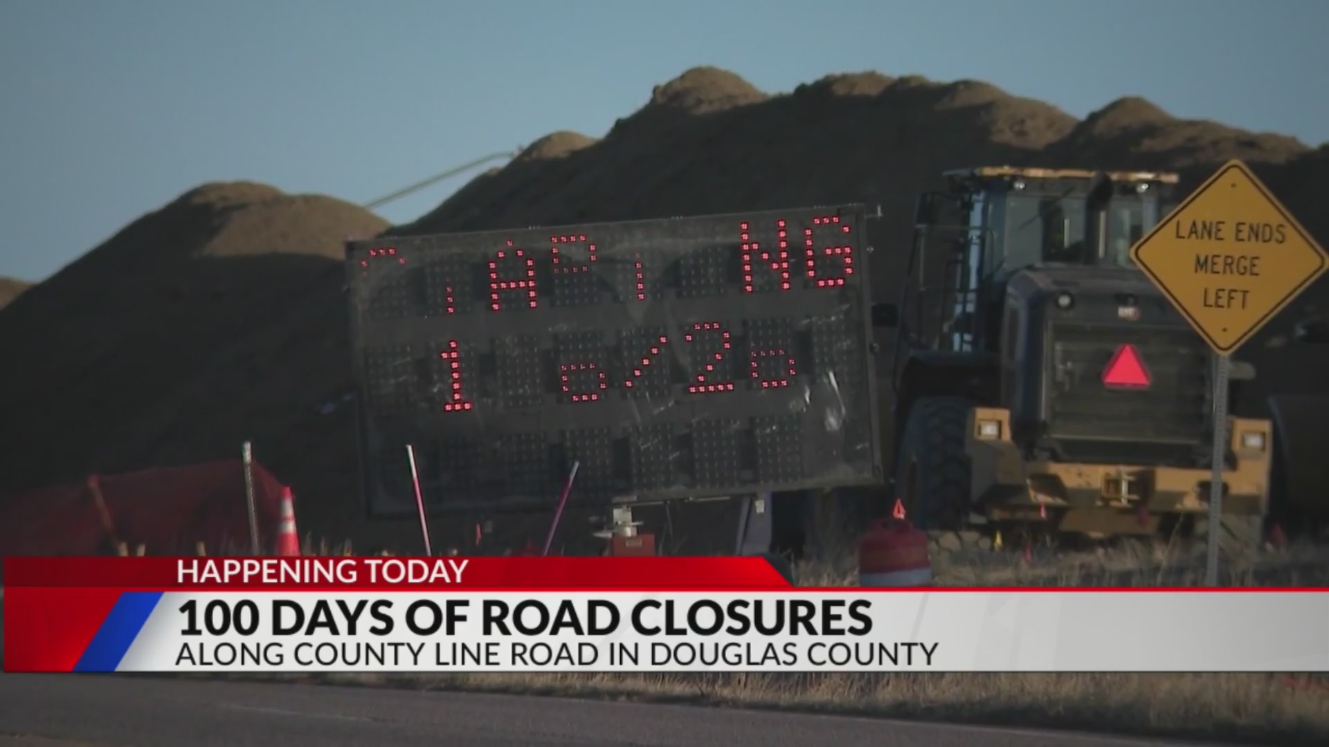 Part of County Line Road to be closed in Douglas County for 100 days ...