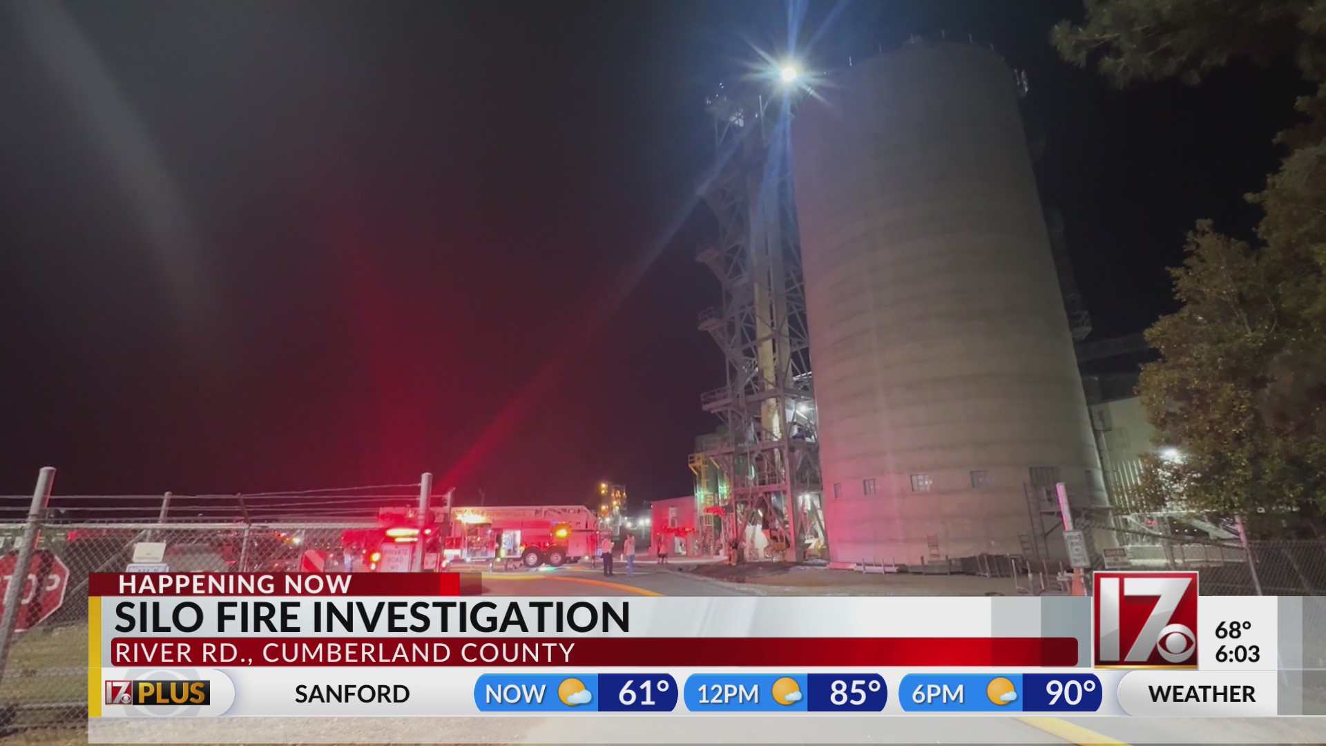 Cumberland County silo fire under investigation – CBS17.com