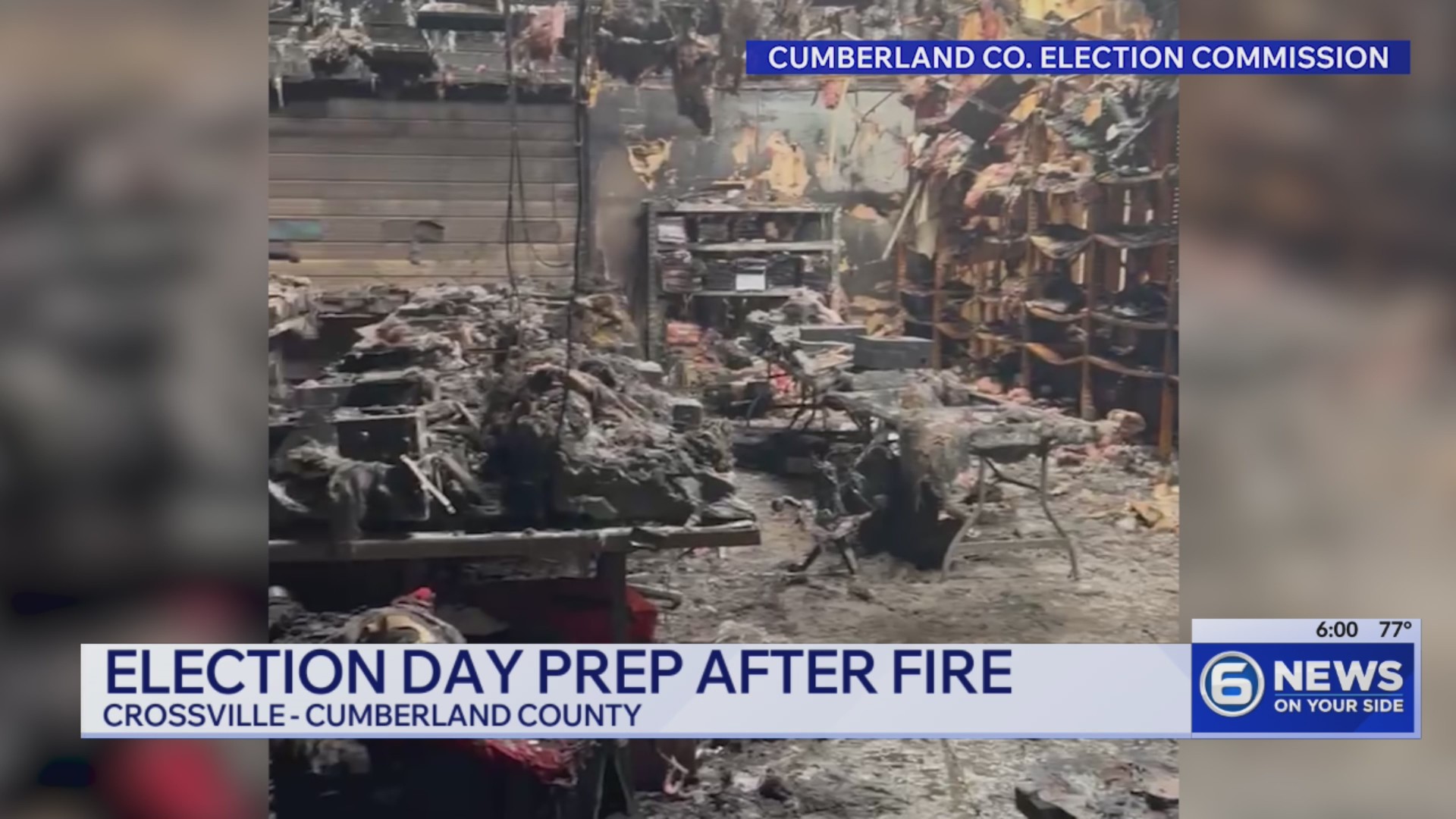 Cumberland County ready for Election Day after fire at commission ...
