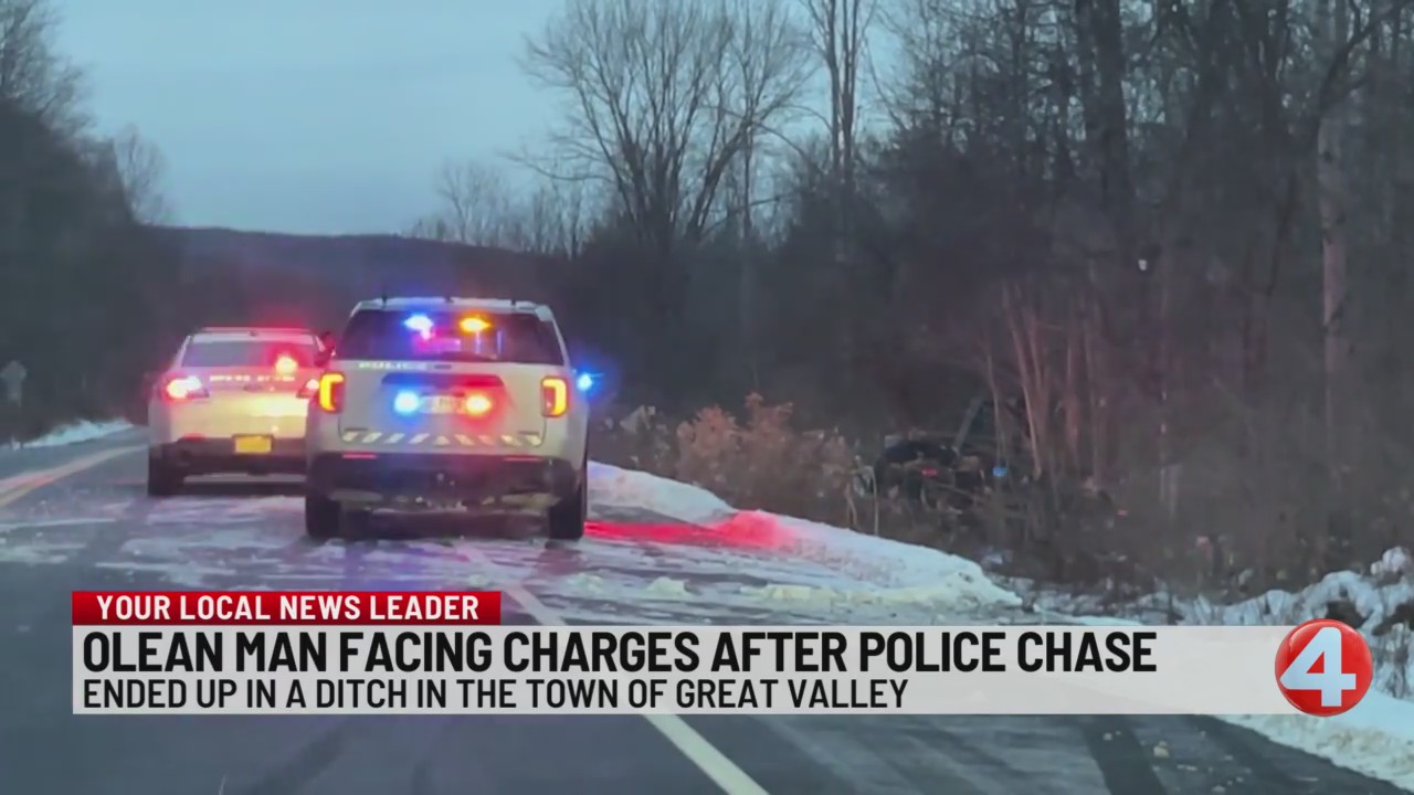 Olean man faces charges after car chase – News 4 Buffalo