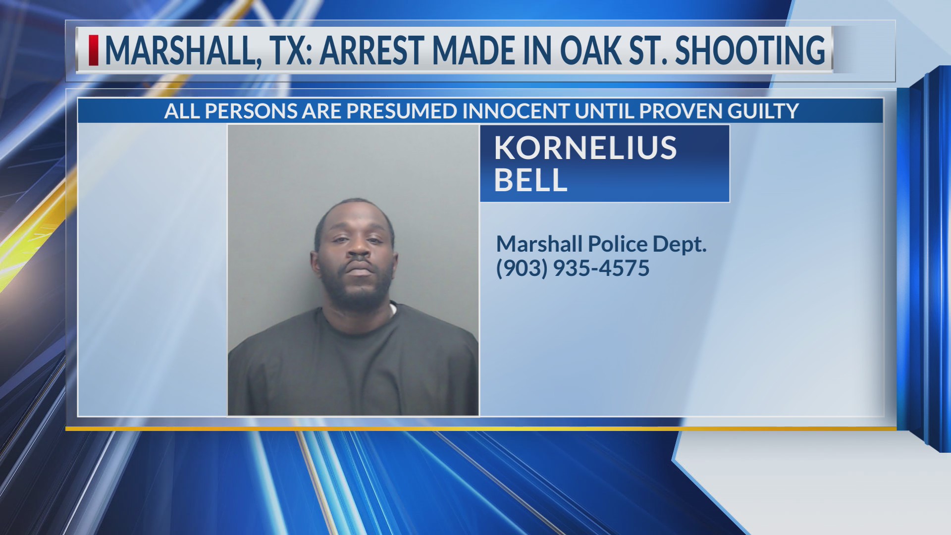 Marshall police arrest suspect in early‑morning shooting – KTALnews.com