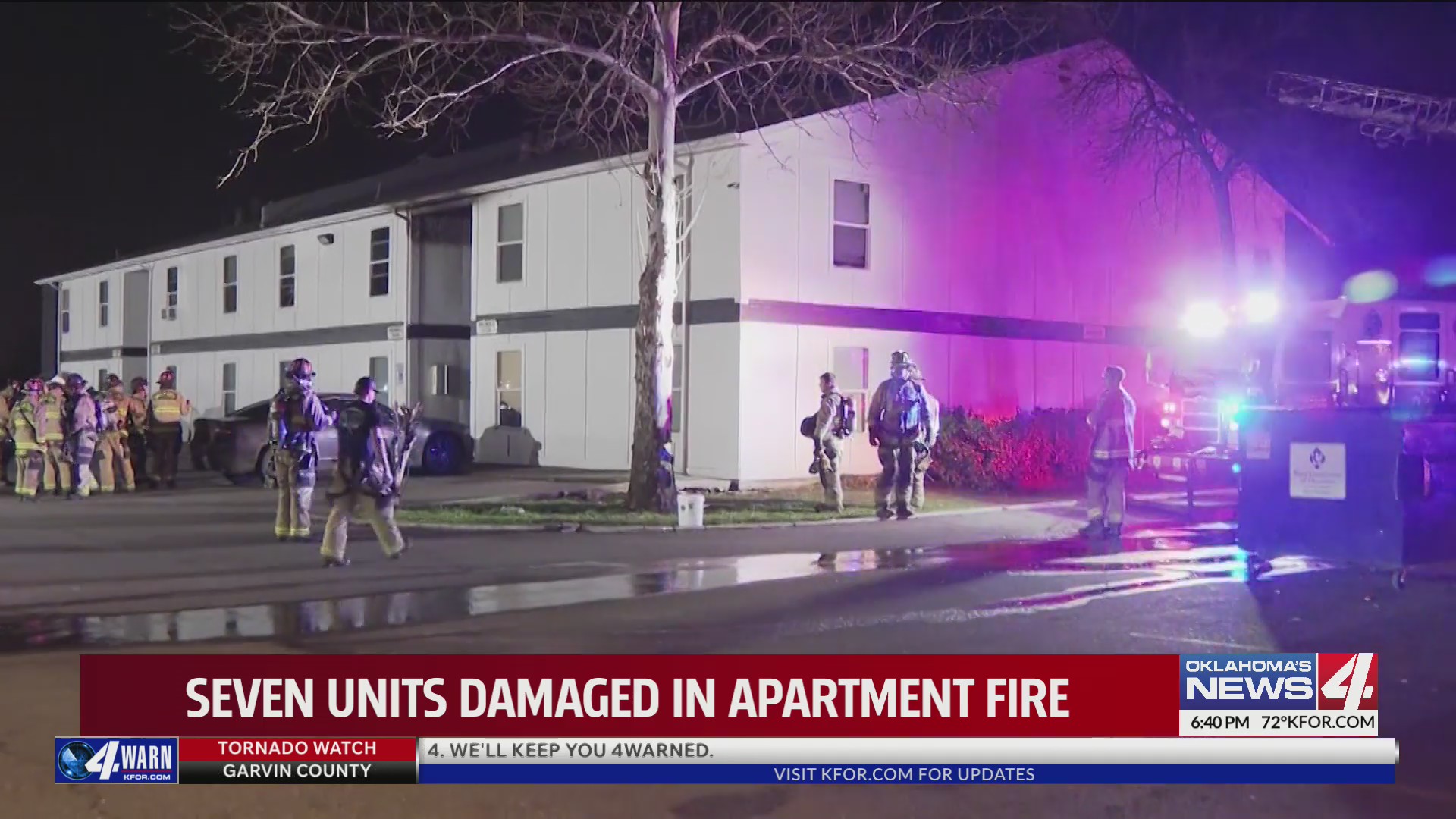 Seven units damaged in apartment fire – KFOR.com Oklahoma City