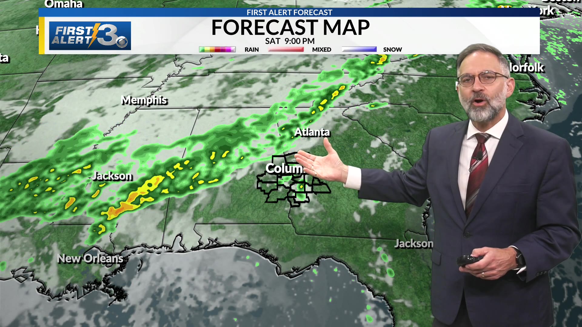 Columbus, Ga Weather Thursday PM (03/05/26) - WRBL