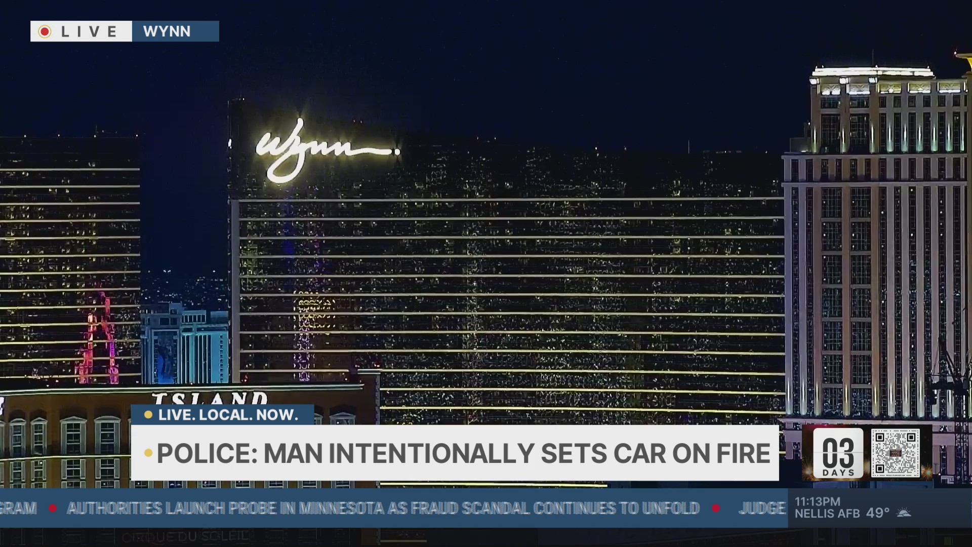 Las Vegas police: Man intentionally sets car on fire at casino parking ...