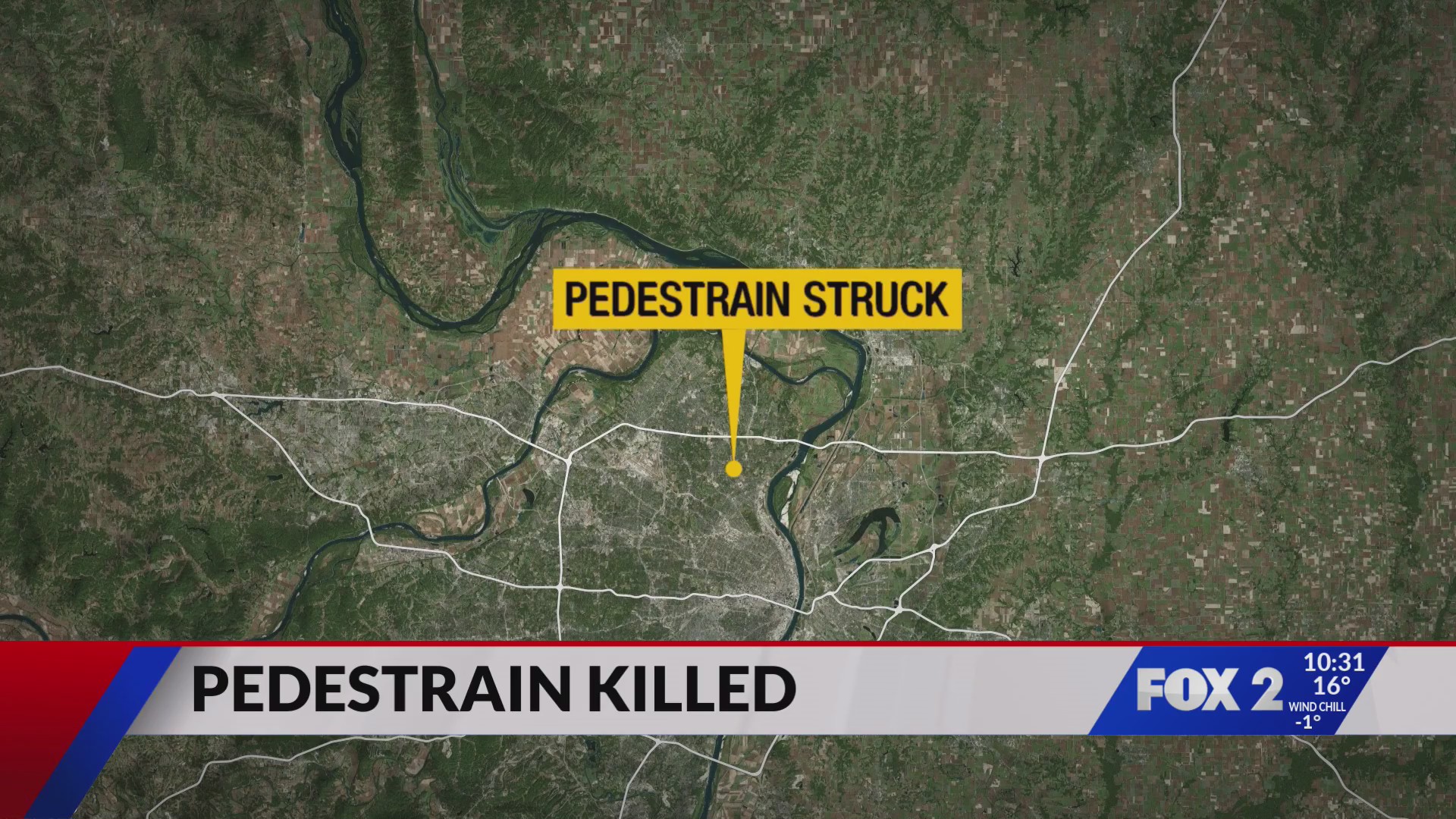 Pedestrian struck, killed overnight in north St. Louis County – FOX 2