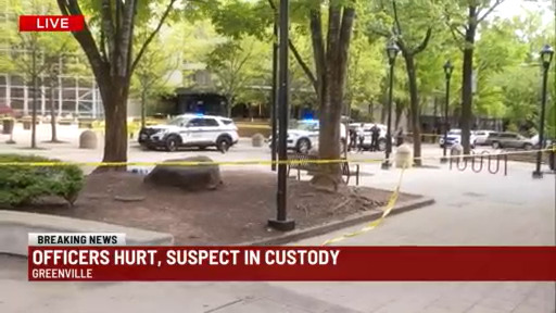 Greenville police officer shot, suspect in custody – WSPA 7NEWS