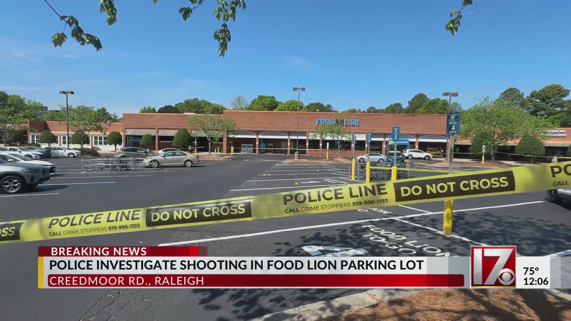Raleigh shooting at Food Lion reported, one injured: Police – CBS17.com