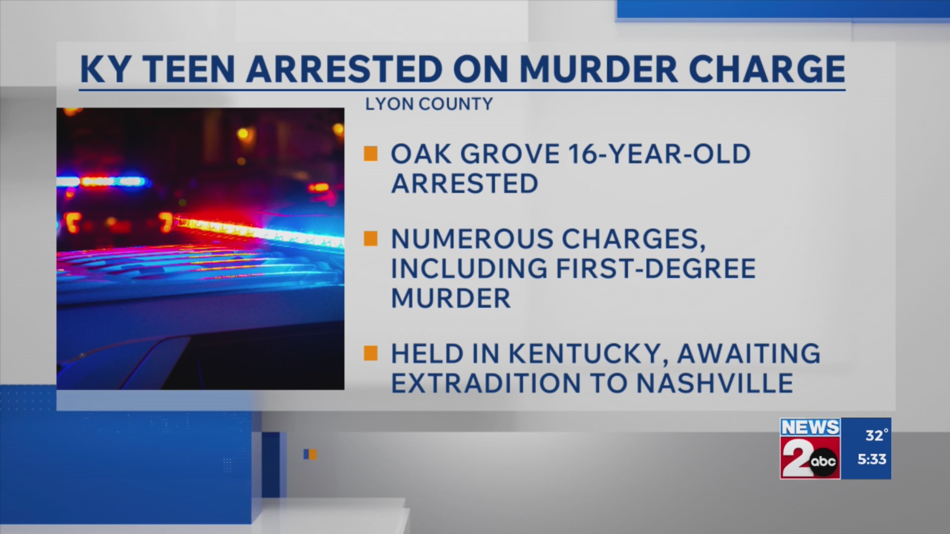 KY 16-year-old arrested on murder charge – WKRN News 2
