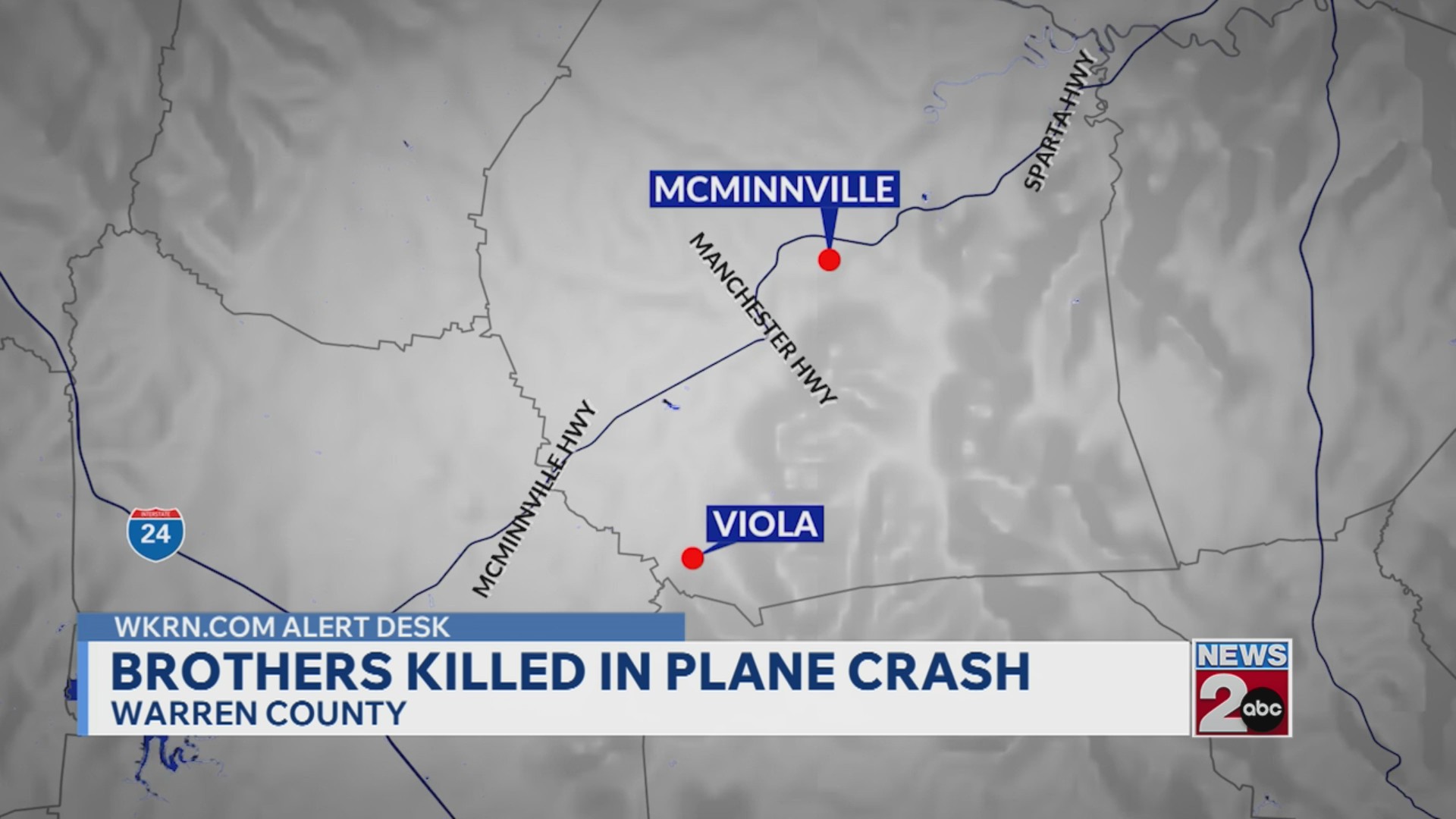 Brothers killed in plane crash near McMinnville – WKRN News 2