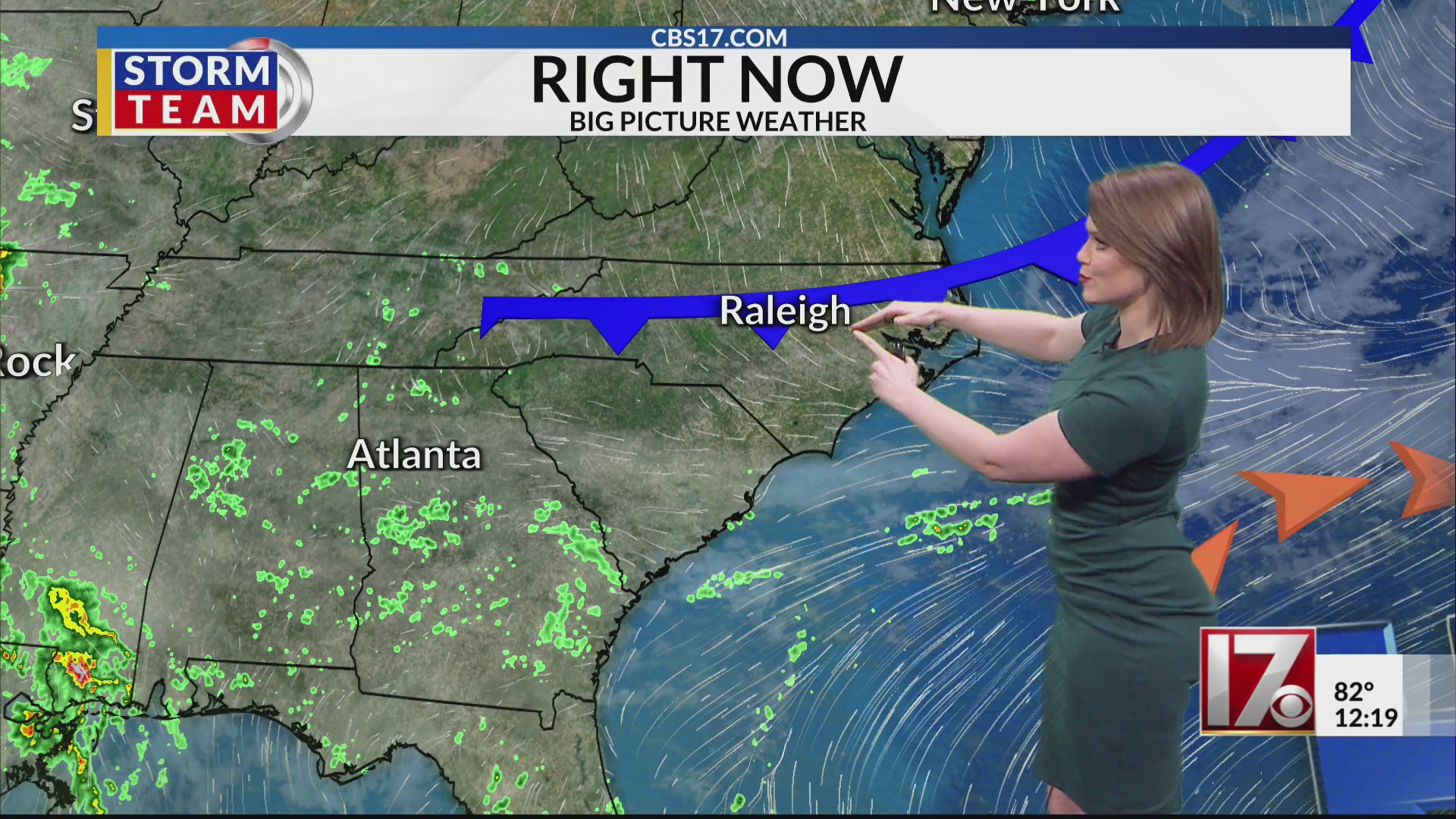 A few showers possible Thursday as cold front brings relief into ...