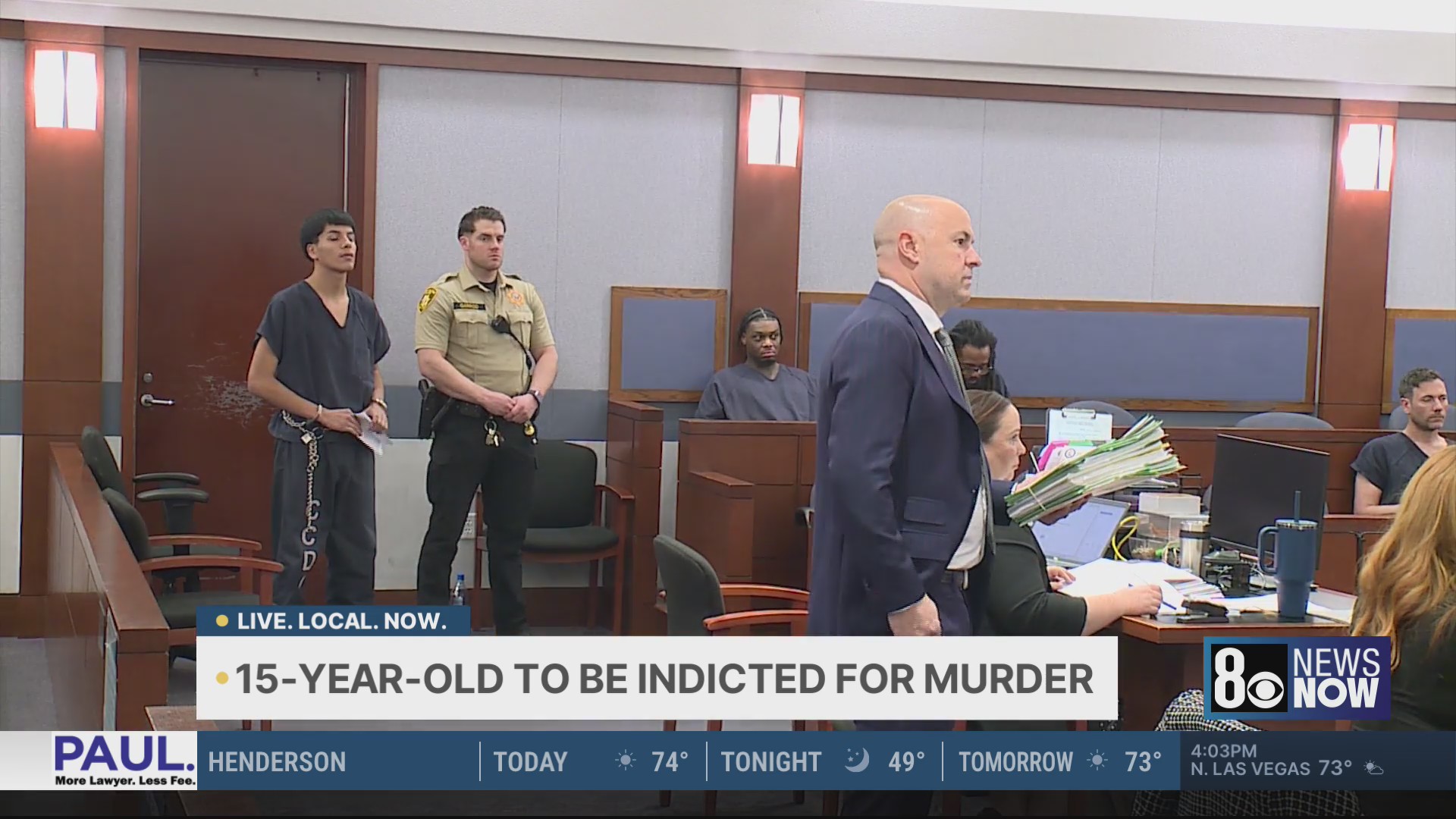 Las Vegas teen being tried as an adult to be indicted for murder – KLAS