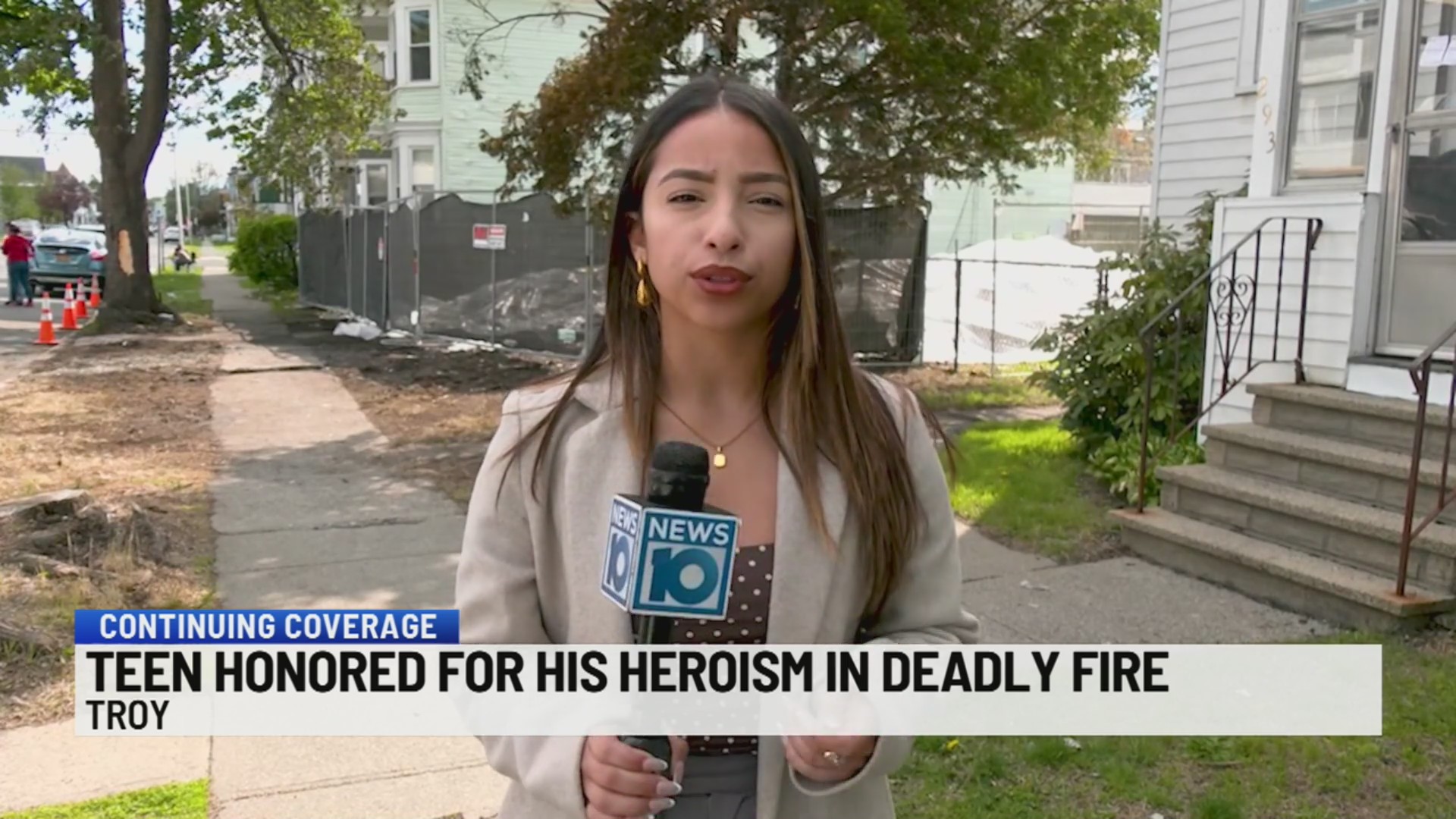 Teen honored for his heroism in deadly Troy fire – NEWS10 ABC