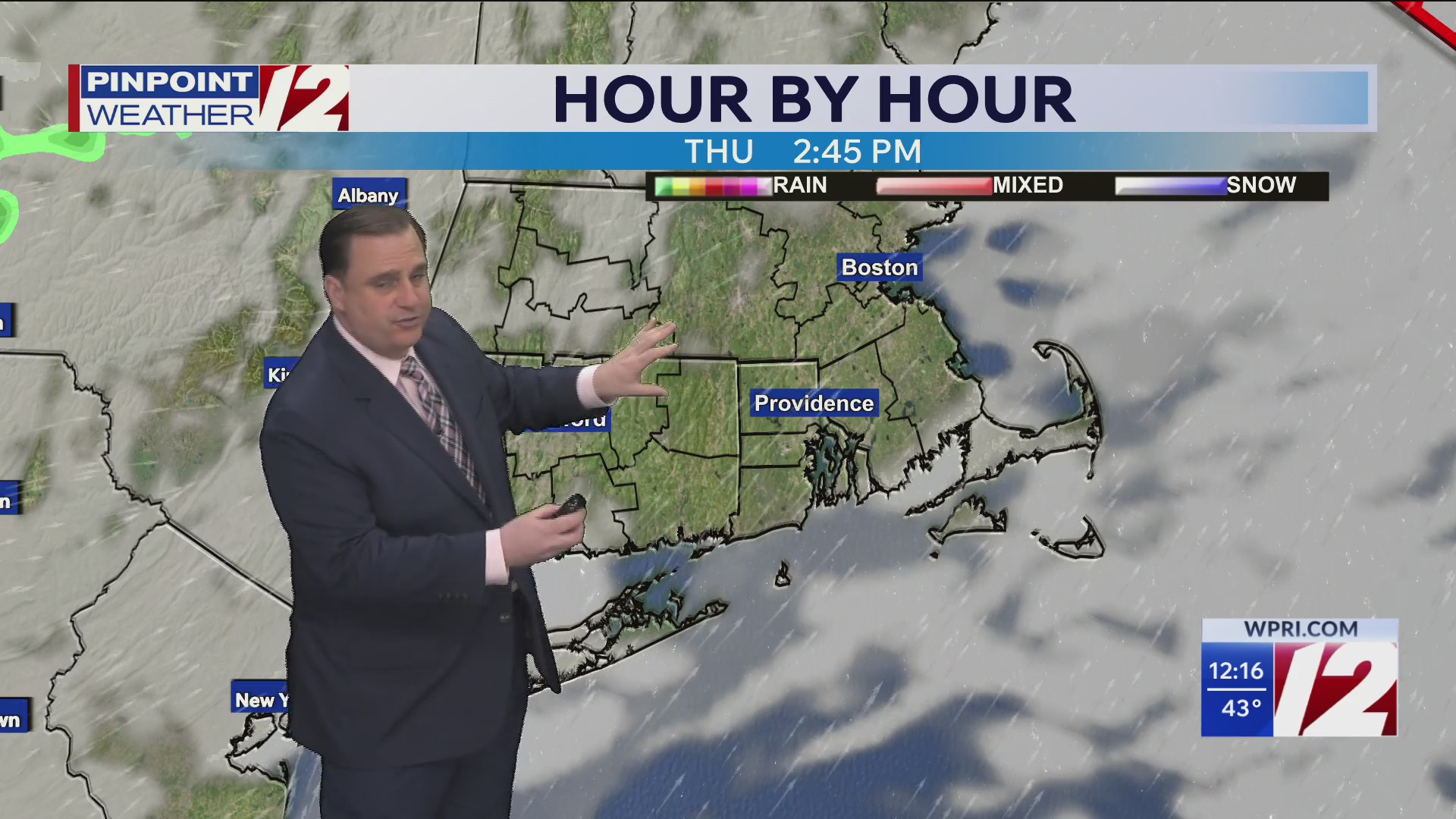 WPRI 12 Weather Forecast for 3/25/26: Dry skies today, showers arrive ...