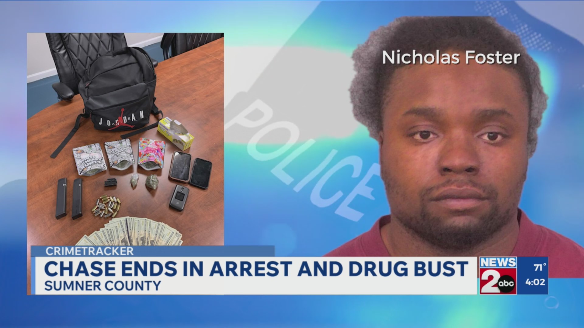 Authorities arrest man, find drugs following Sumner County chase – WKRN ...