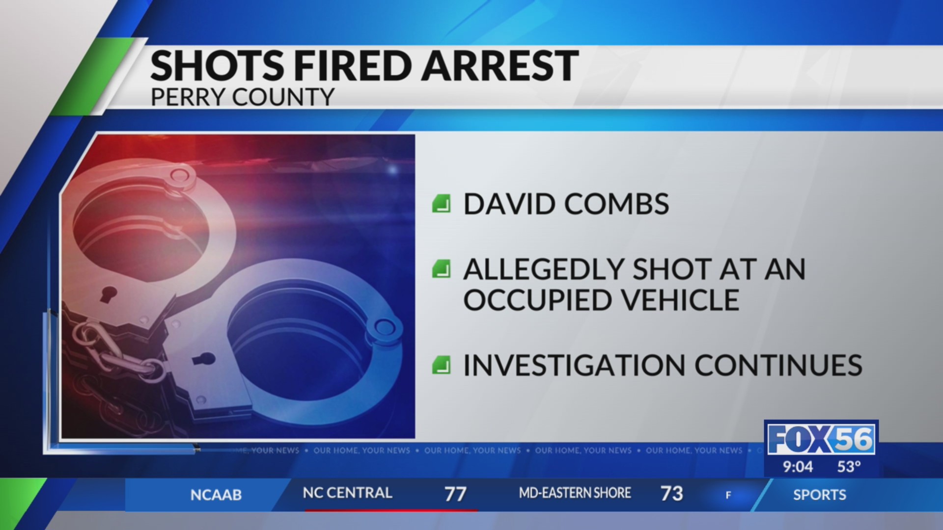 Man arrested for allegedly shooting rear tire of occupied vehicle – FOX ...