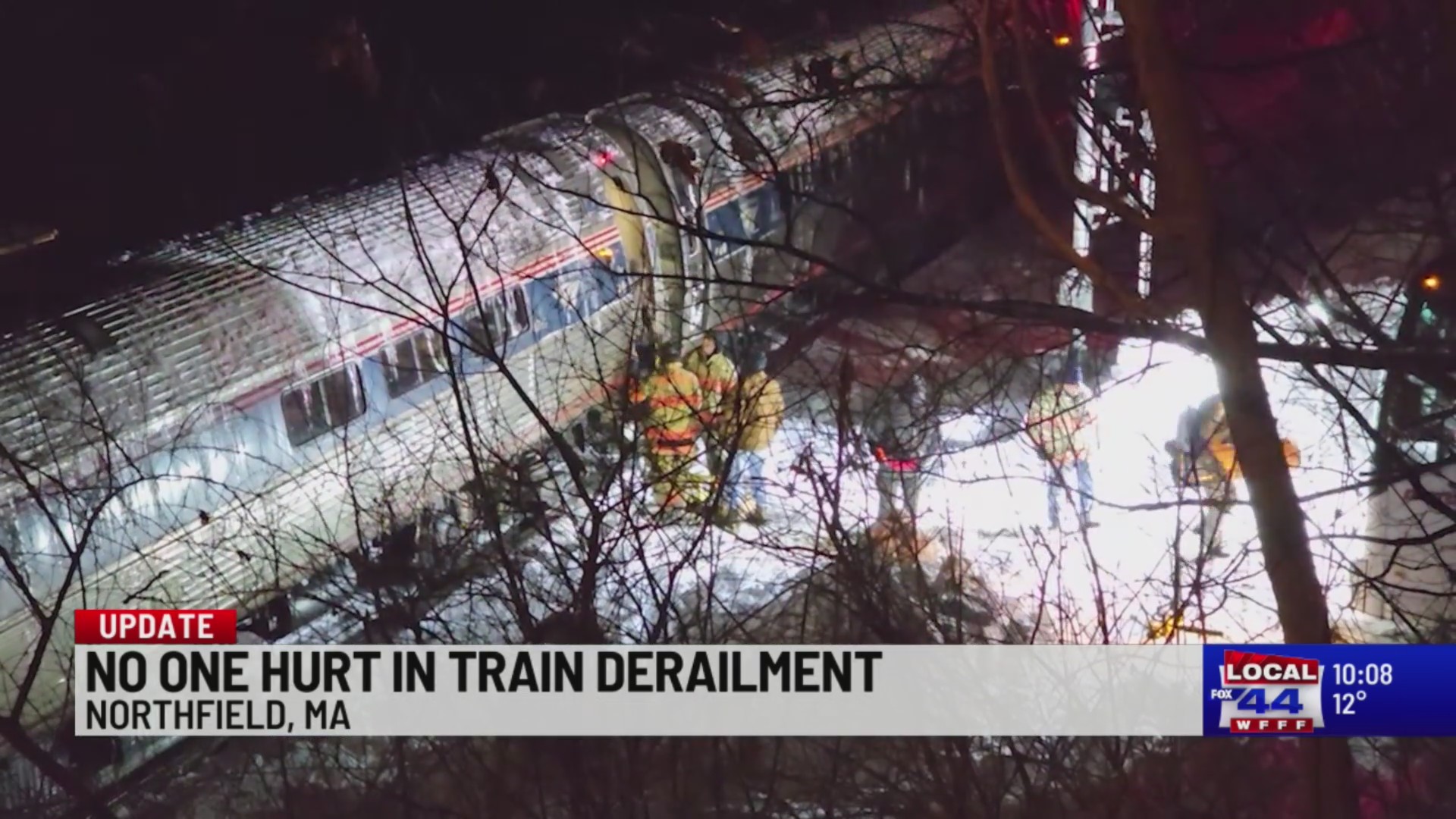 No injuries in Amtrak Vermonter train derailment – ABC22 & FOX44