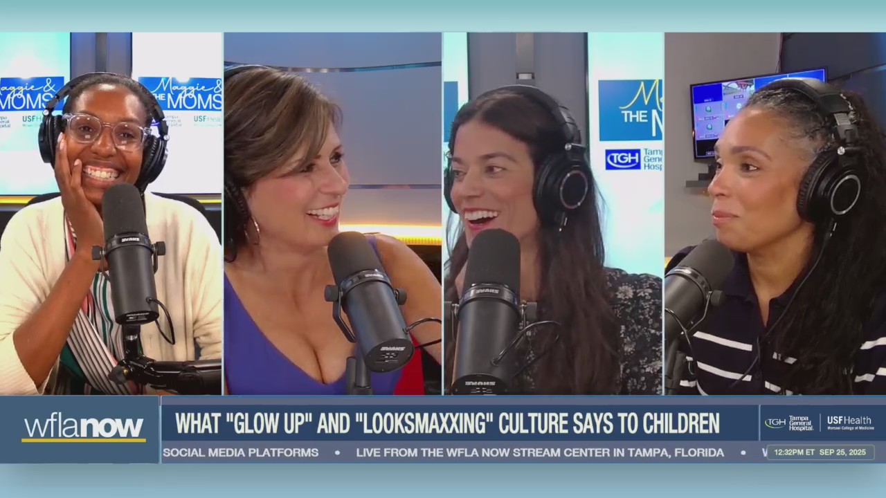 What "Glow up" and "Looksmaxxing" culture says to children | Maggie and the Moms episode artwork