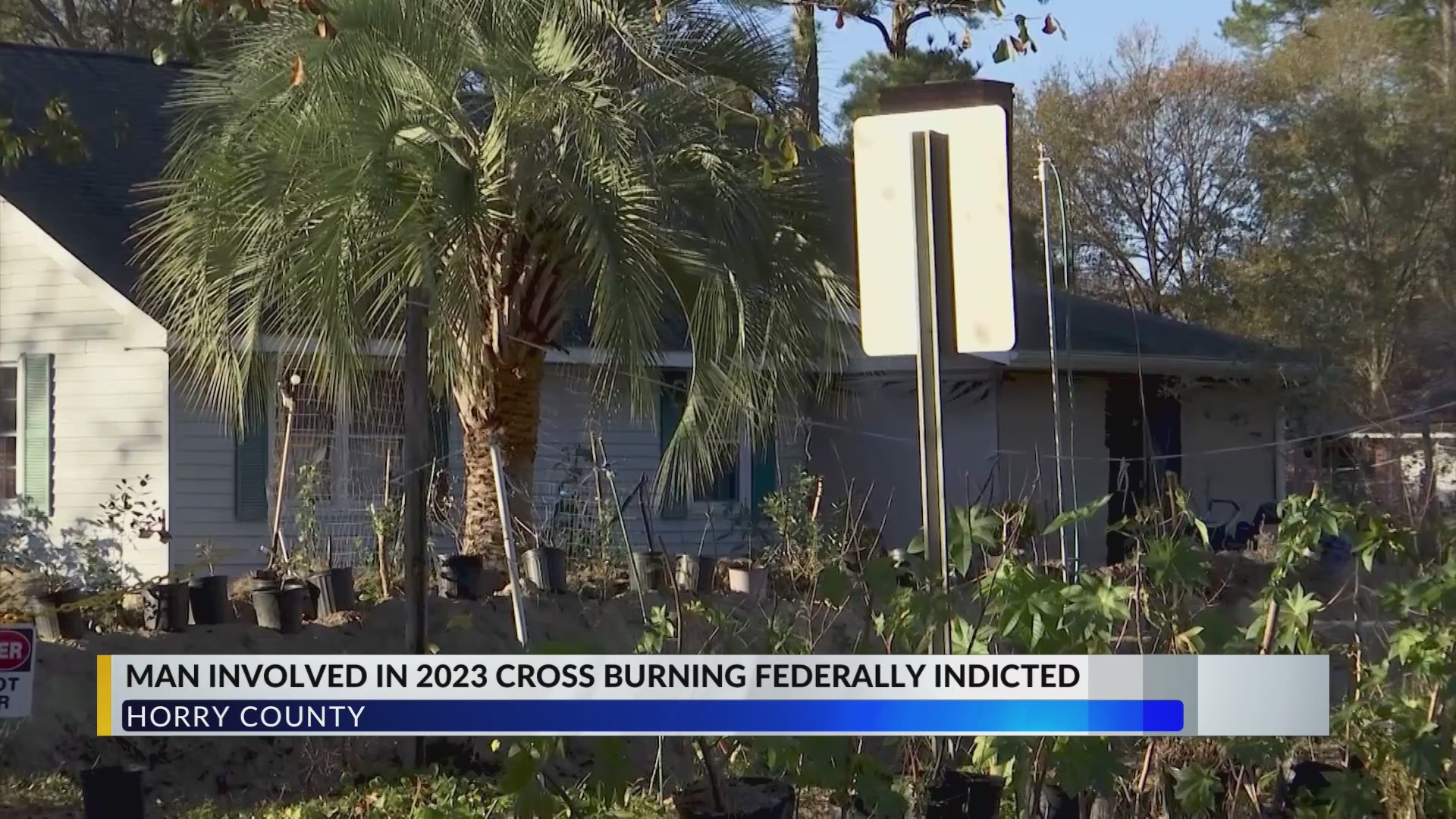 Horry County man involved in 2023 cross-burning federally indicted ...