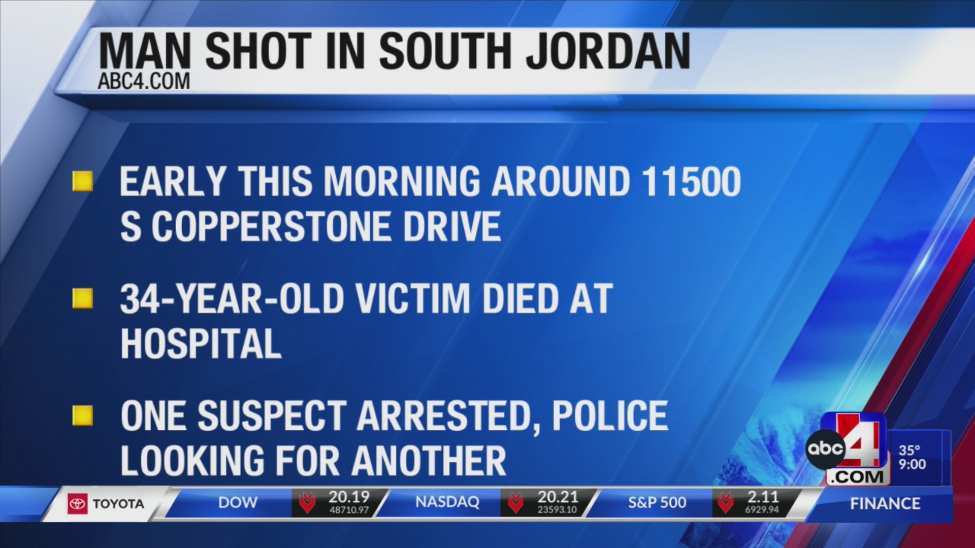 Man shot in South Jordan – ABC4 Utah