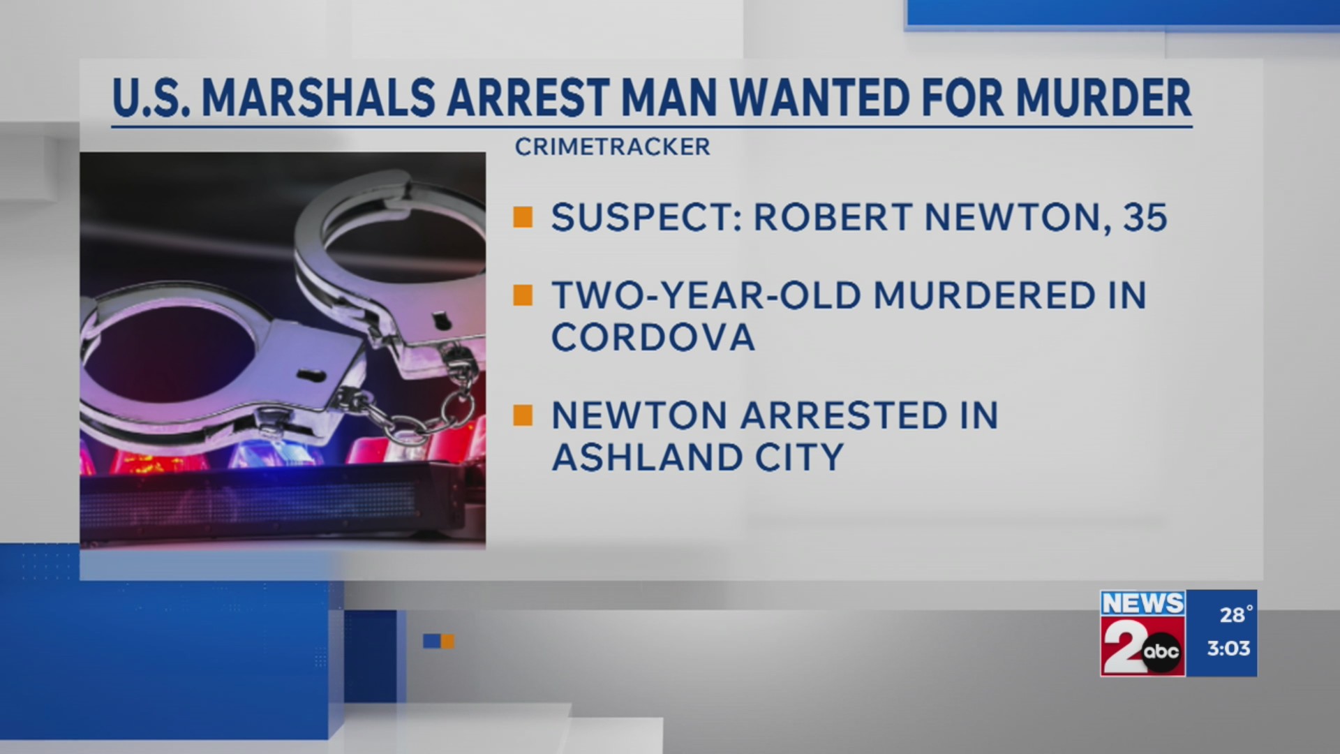 Man accused of killing toddler in West Tennessee arrested by U.S ...