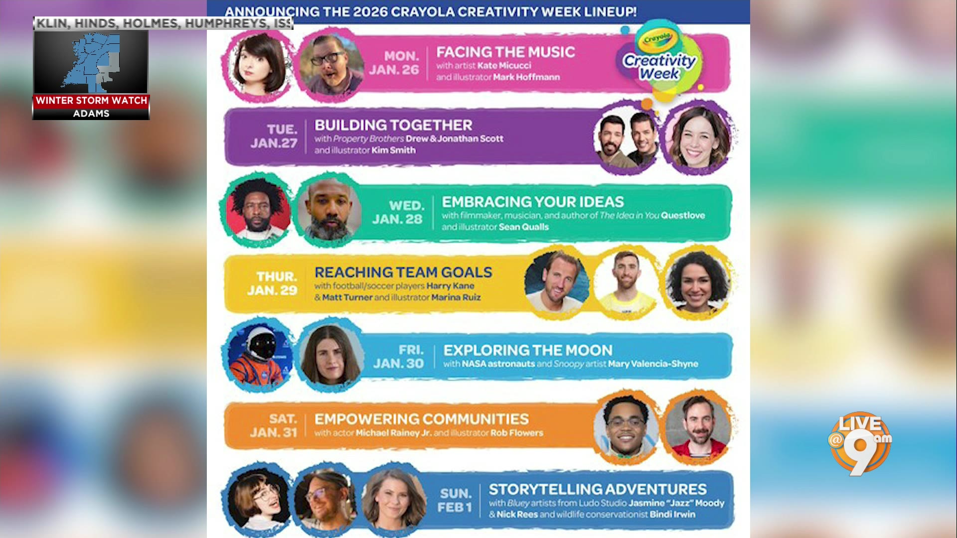 Crayola Creativity Week – WJTV