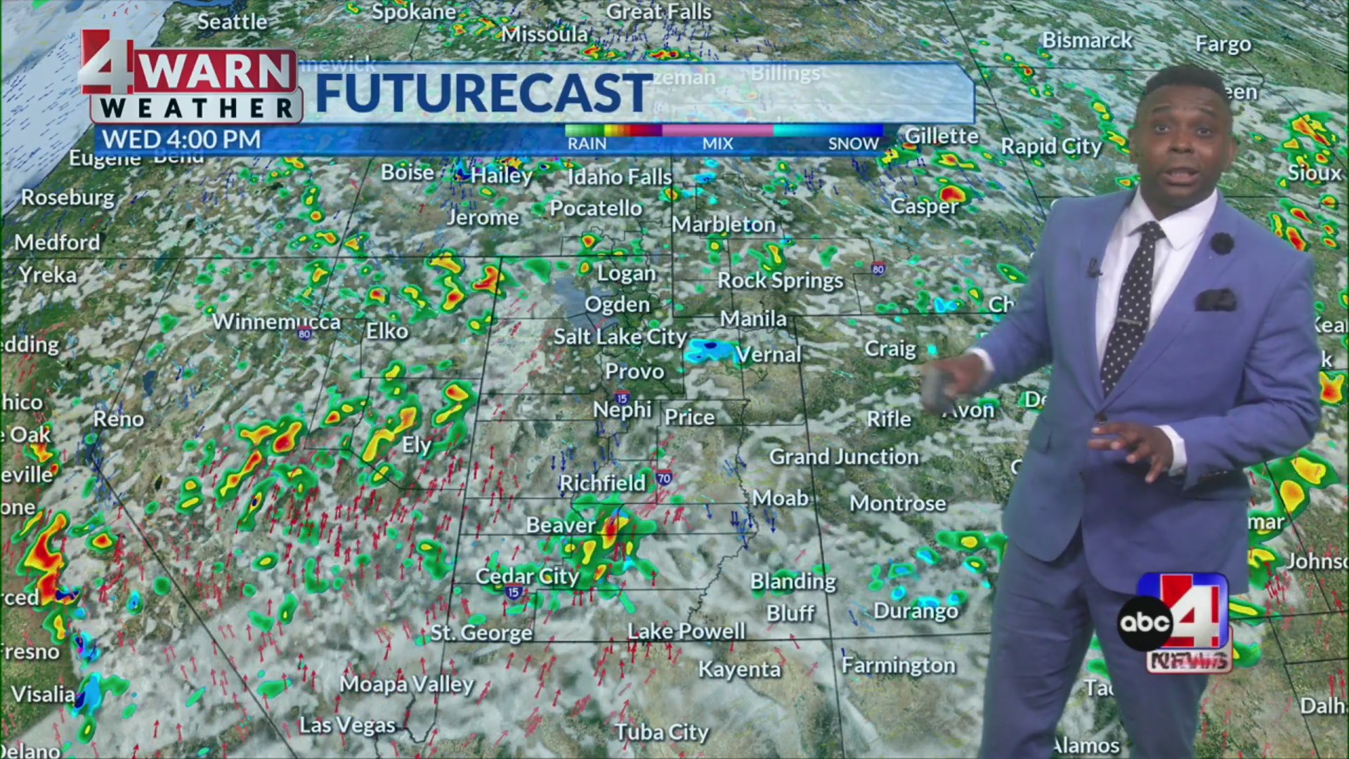 Soggy start to the week with valley rain, mountain snow – ABC4 Utah