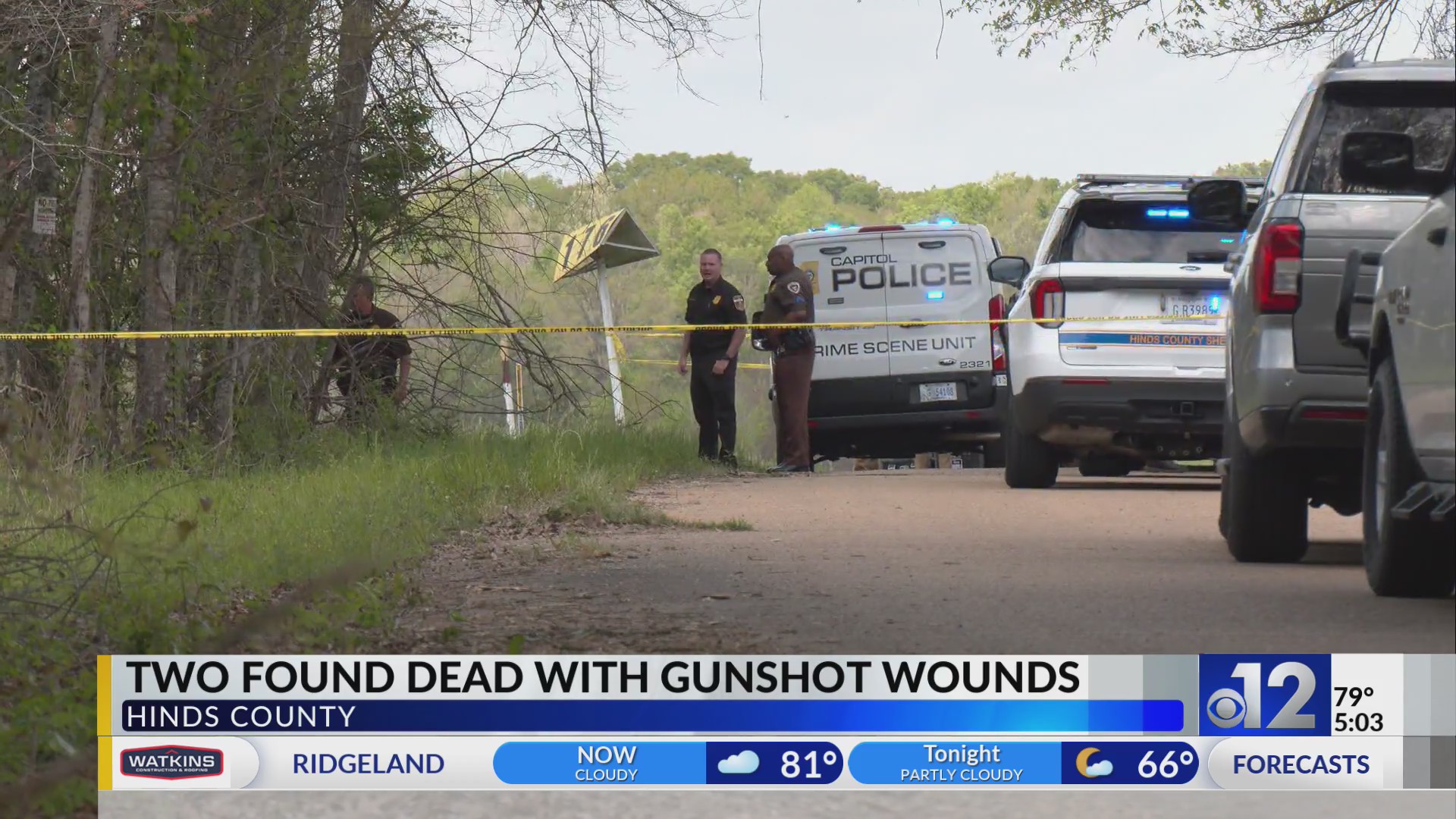 Two found dead with gunshot wounds in Hinds County – WJTV