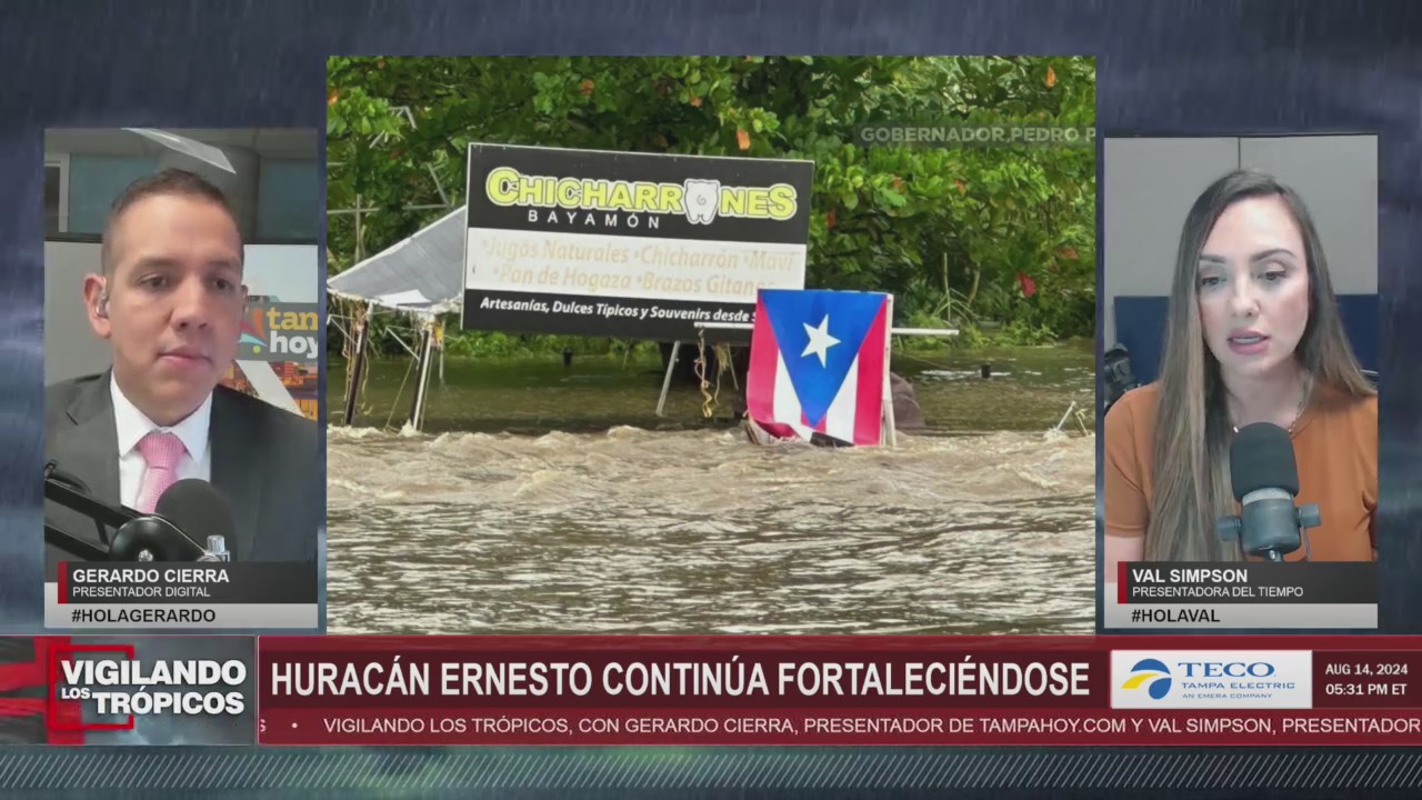 Huracán Ernesto continúa fortaleciéndose tras dejar inundaciones y a cientos de miles sin luz en Puerto Rico episode artwork