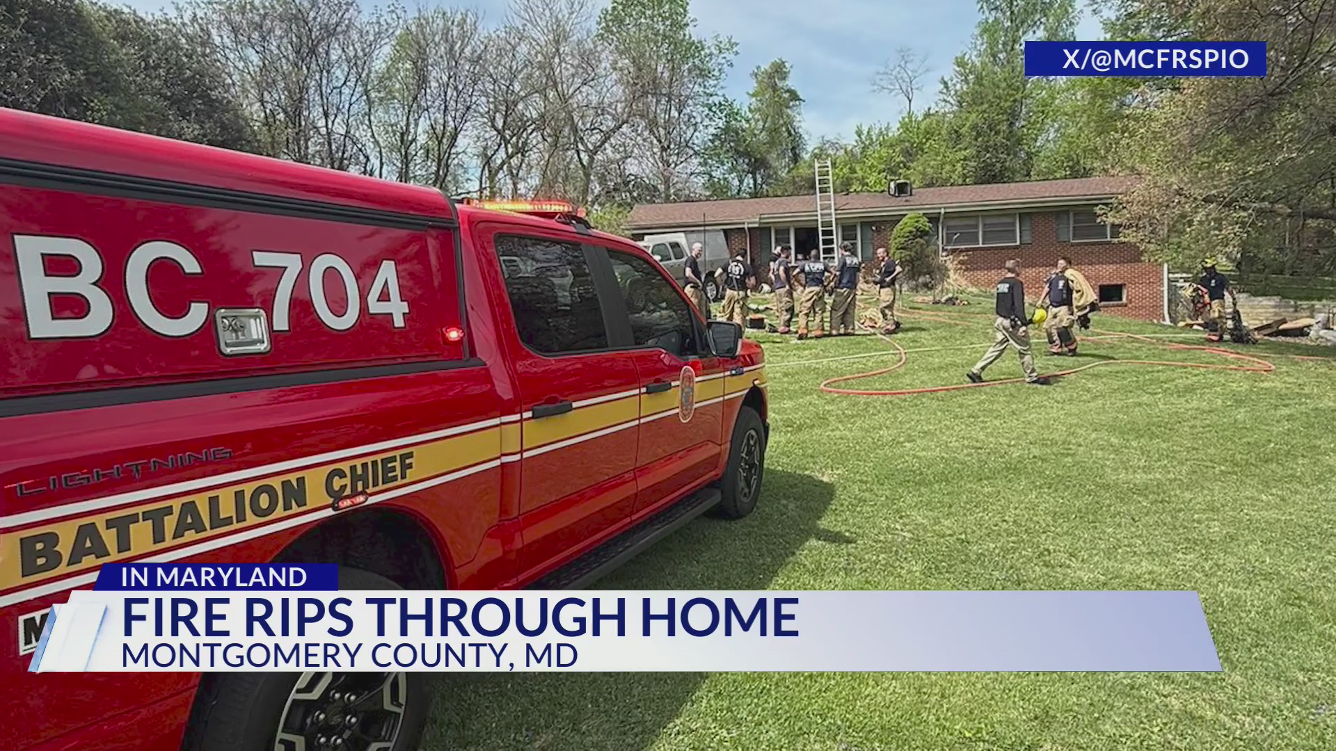 1 adult, 2 dogs displaced in Montgomery County house fire – DC News Now ...