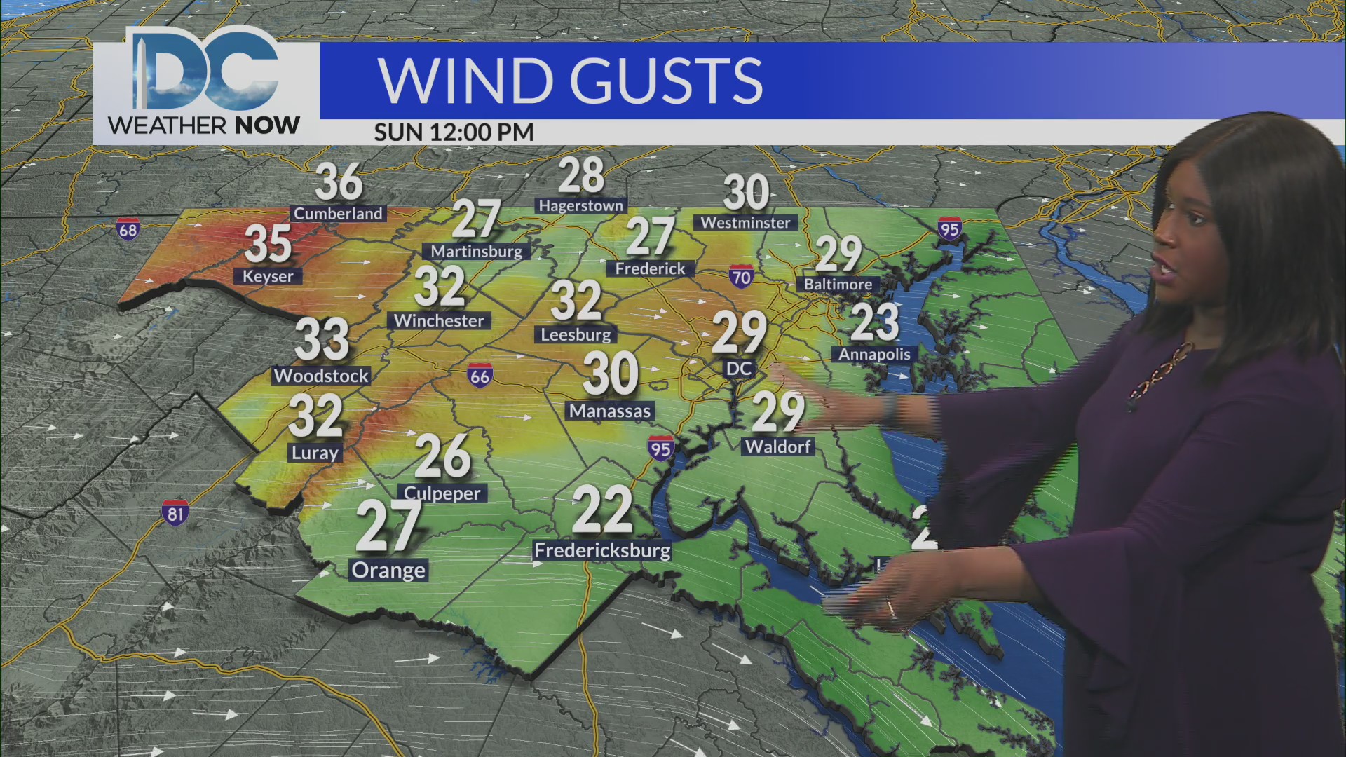 Isolated shower this afternoon with windy conditions – DC News Now | DC ...