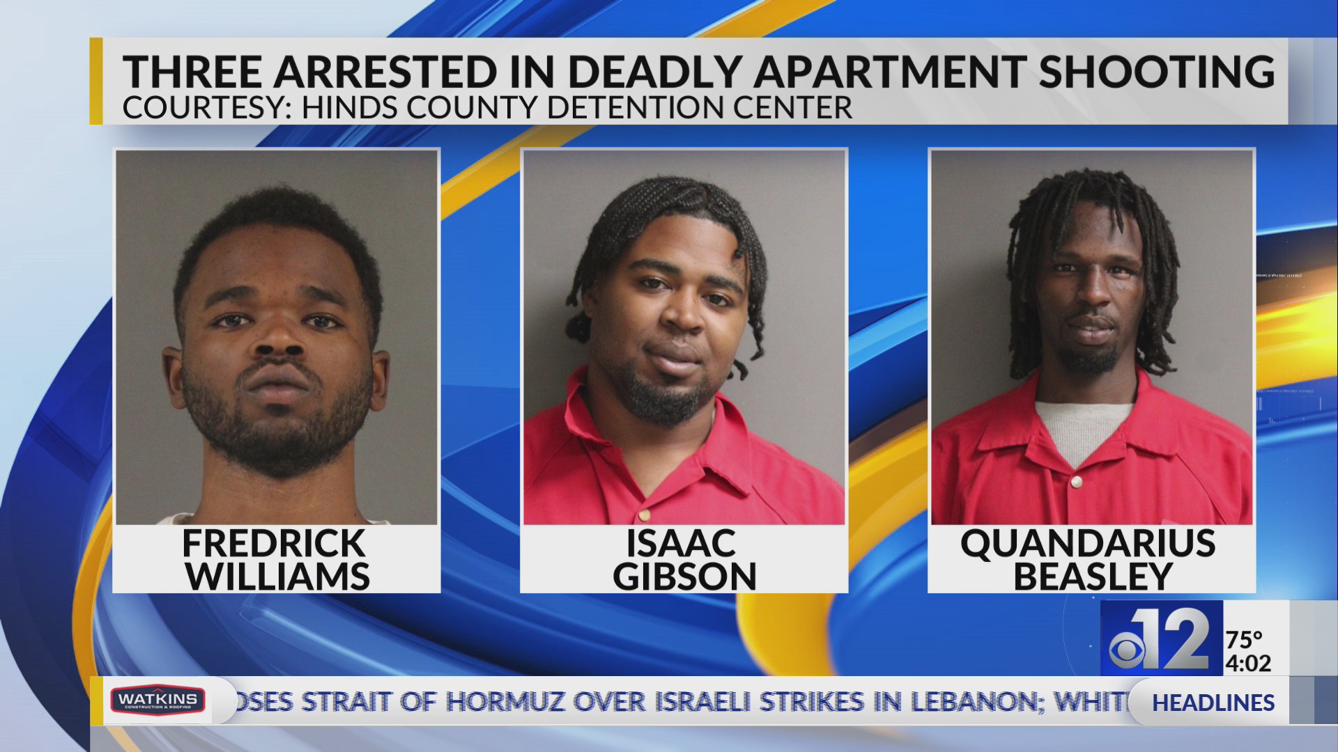 Three charged in death of 18-year-old at Jackson apartment complex – WJTV