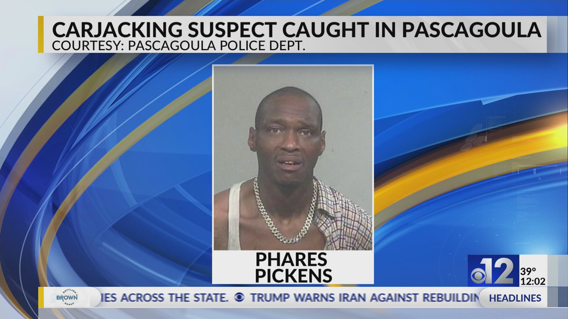 Jackson carjacking suspect arrested in Pascagoula after chase – WJTV