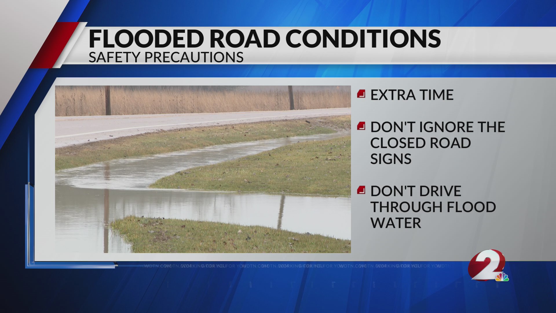 Roads flooded in the Miami Valley after heavy rain – WDTN.com