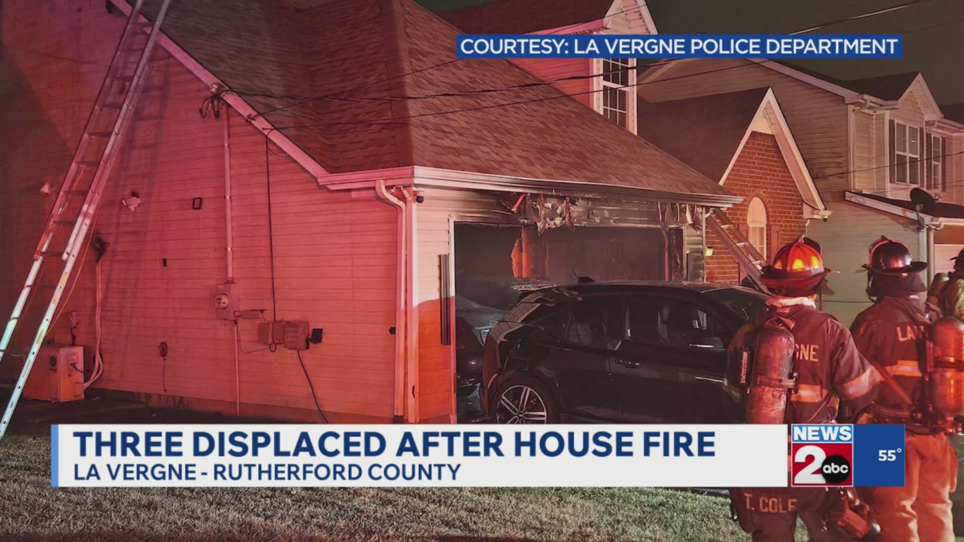 Three people displaced after La Vergne house fire – WKRN News 2