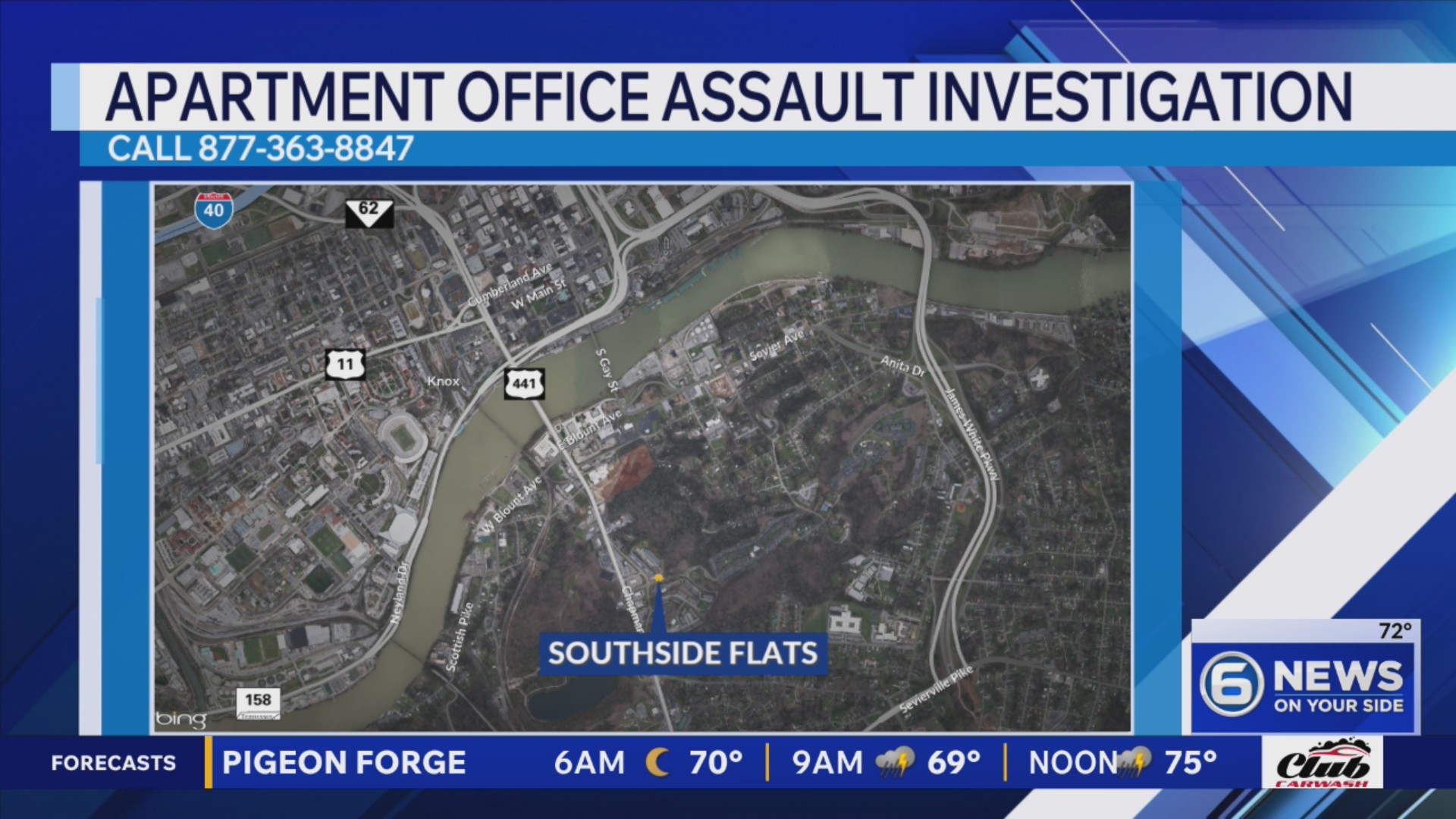Knoxville police search for man accused of assaulting woman with a tire ...