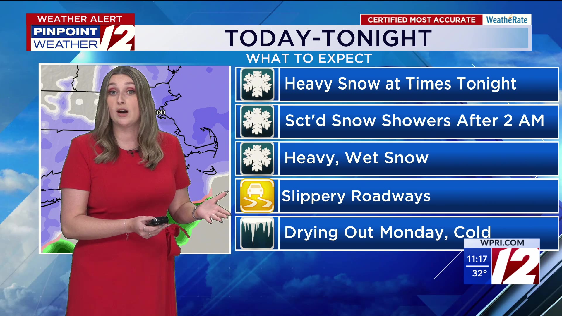 WPRI 12 Weather Forecast 1/18/26 – WPRI.com