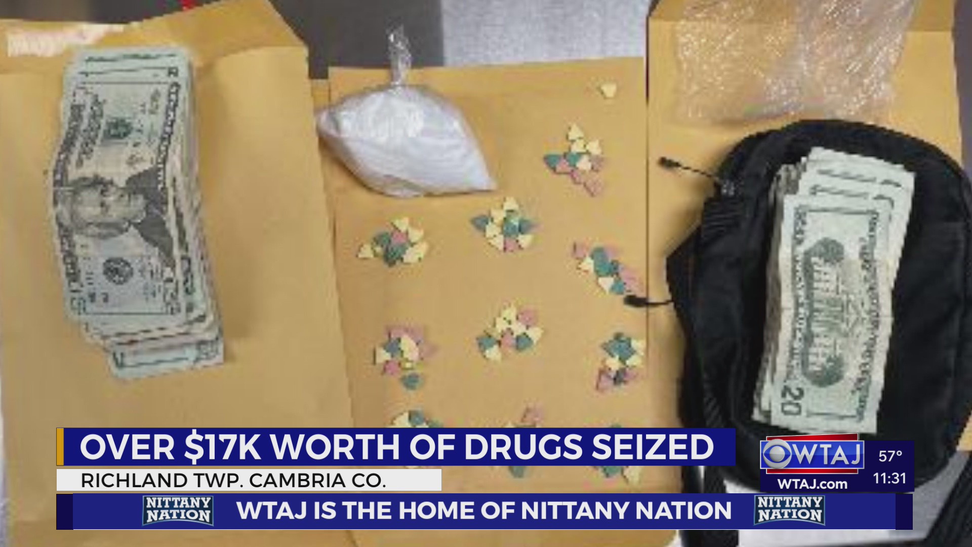 Over $17,000 in narcotics seized from drug bust in Cambria County ...